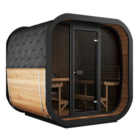 SaunaLife 6-Person Cube-Series Outdoor Home Sauna Kit CL7G