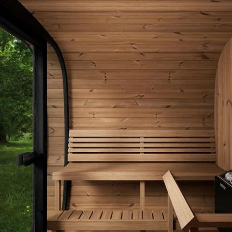 SaunaLife 6-Person Cube-Series Outdoor Home Sauna Kit CL7G