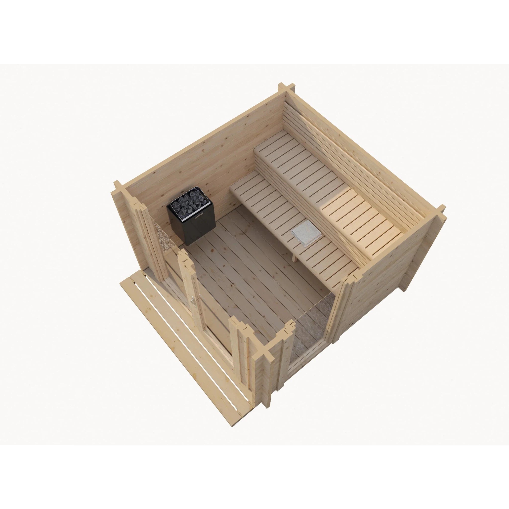 SaunaLife Model G4 Outdoor Home Sauna Kit