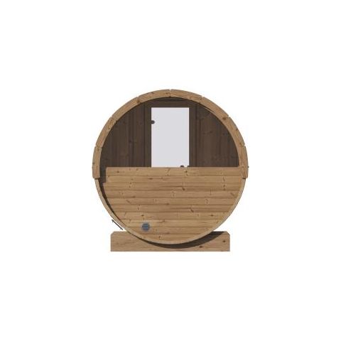 SaunaLife 6 Person Sauna Barrel-Window Ergo Model E8