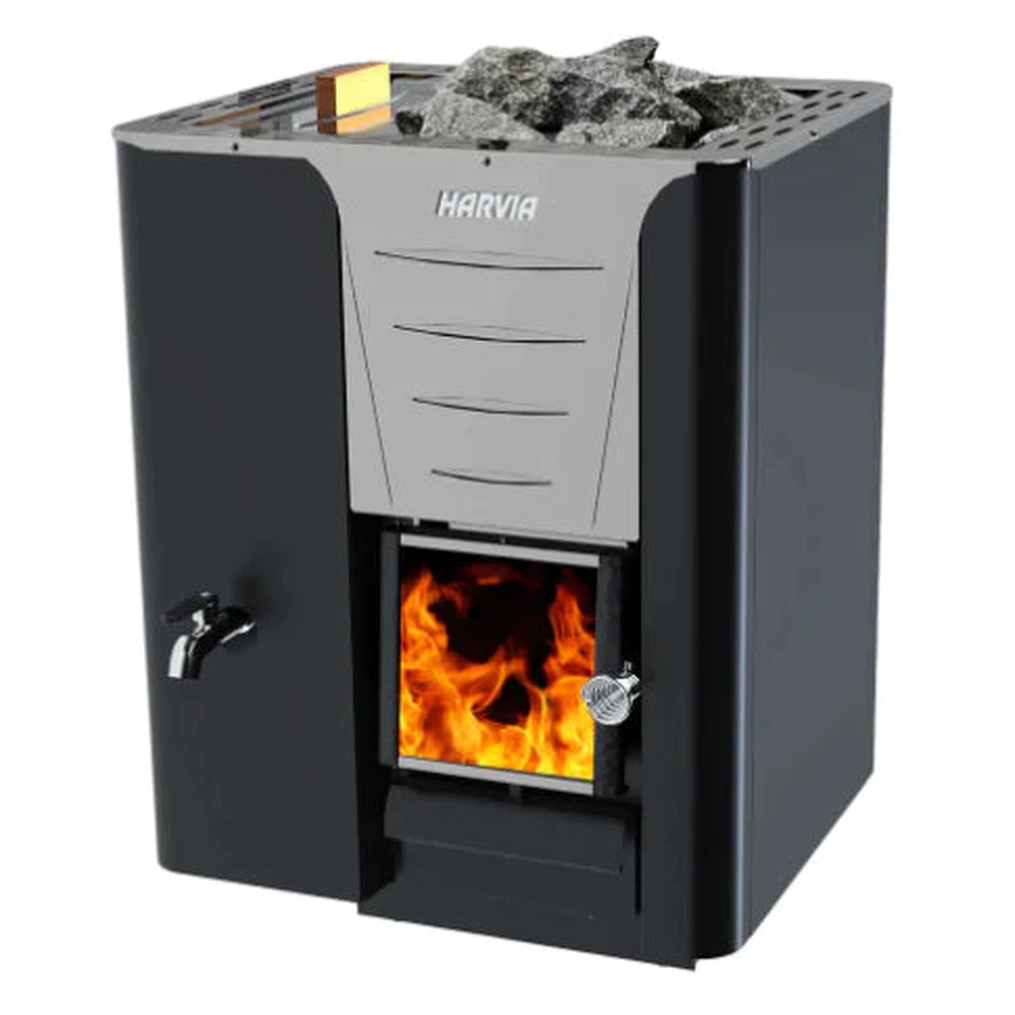 Harvia Pro 20 | 24.1kW, Sauna Wood Stove with Water Tank