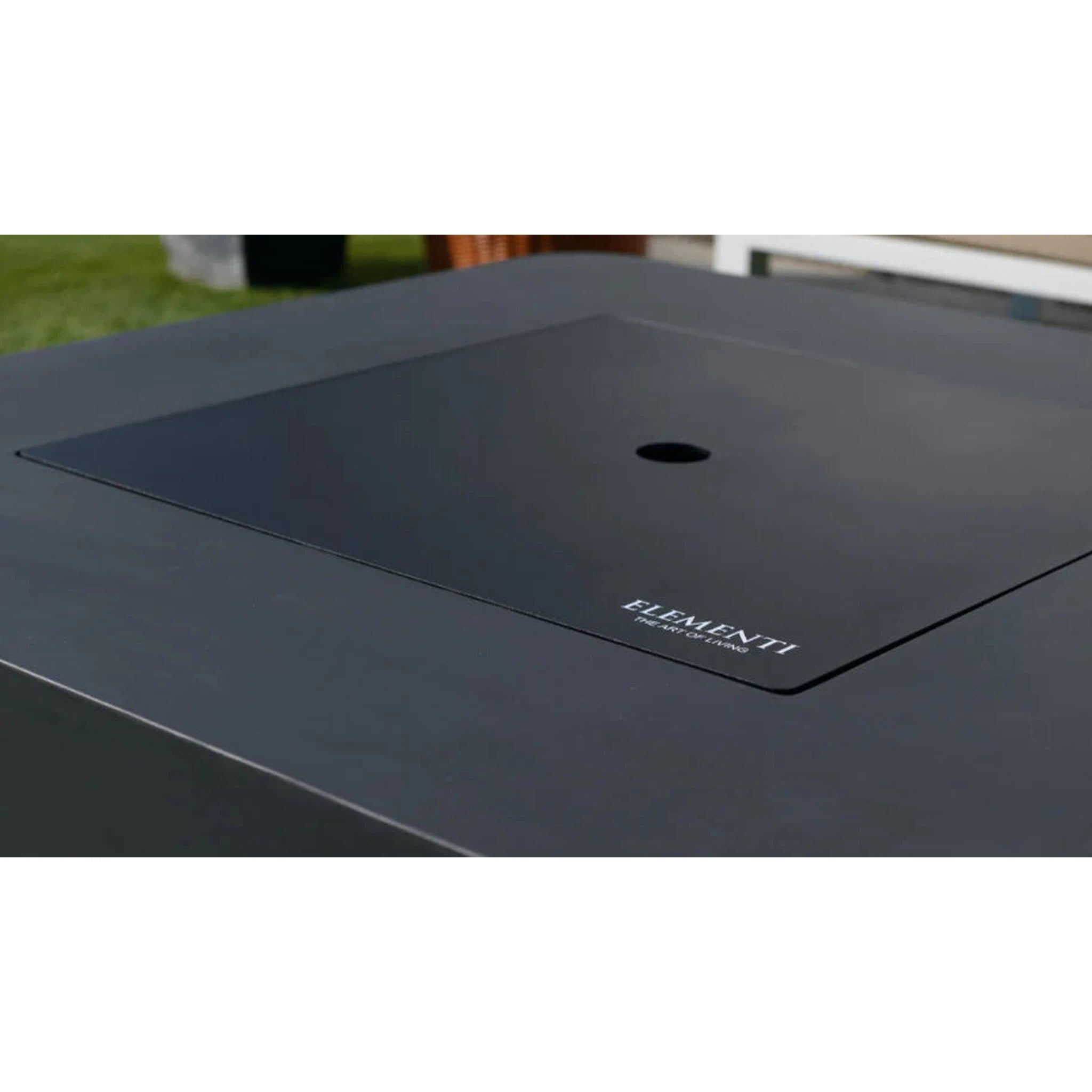 Elementi Plus BERGAMO Fire Table- Dark Grey