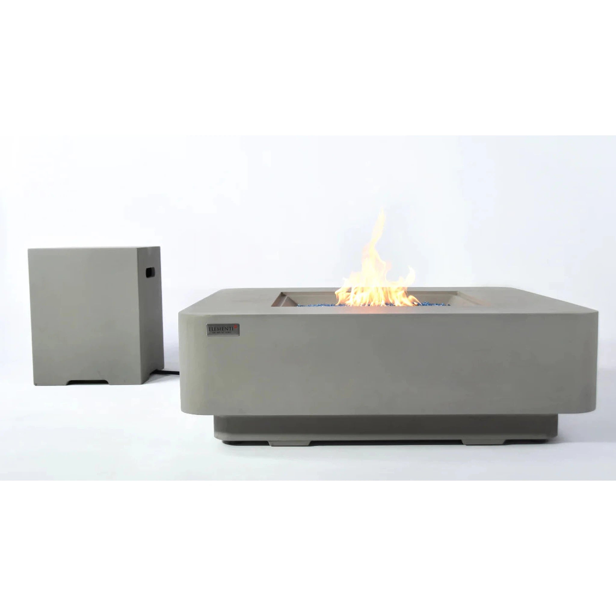 Elementi Plus LUCERNE Fire Table- Light Grey