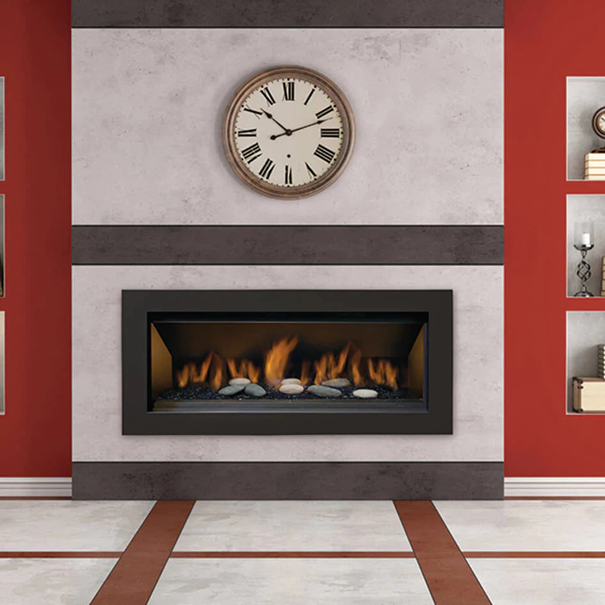 Sierra Flame Stanford Deluxe - 55" Direct Vent Linear Fireplace