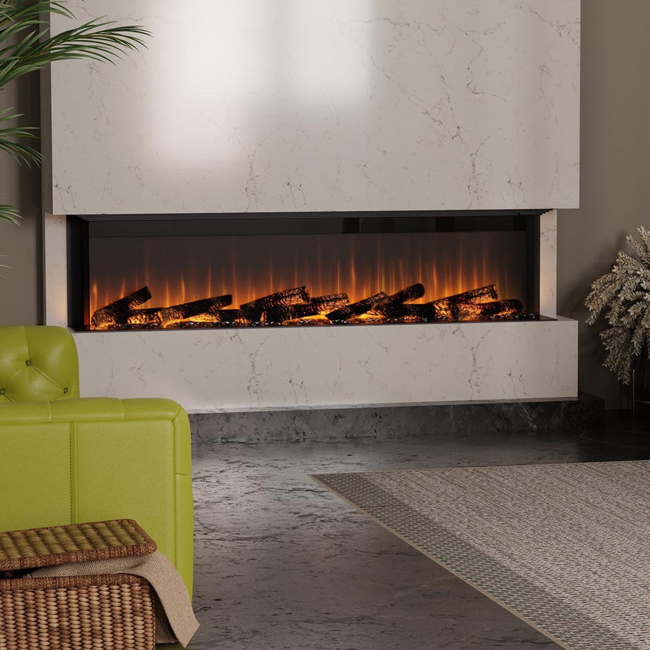 Dimplex Ignite Ultra 60" Built-in Linear Electric Fireplace