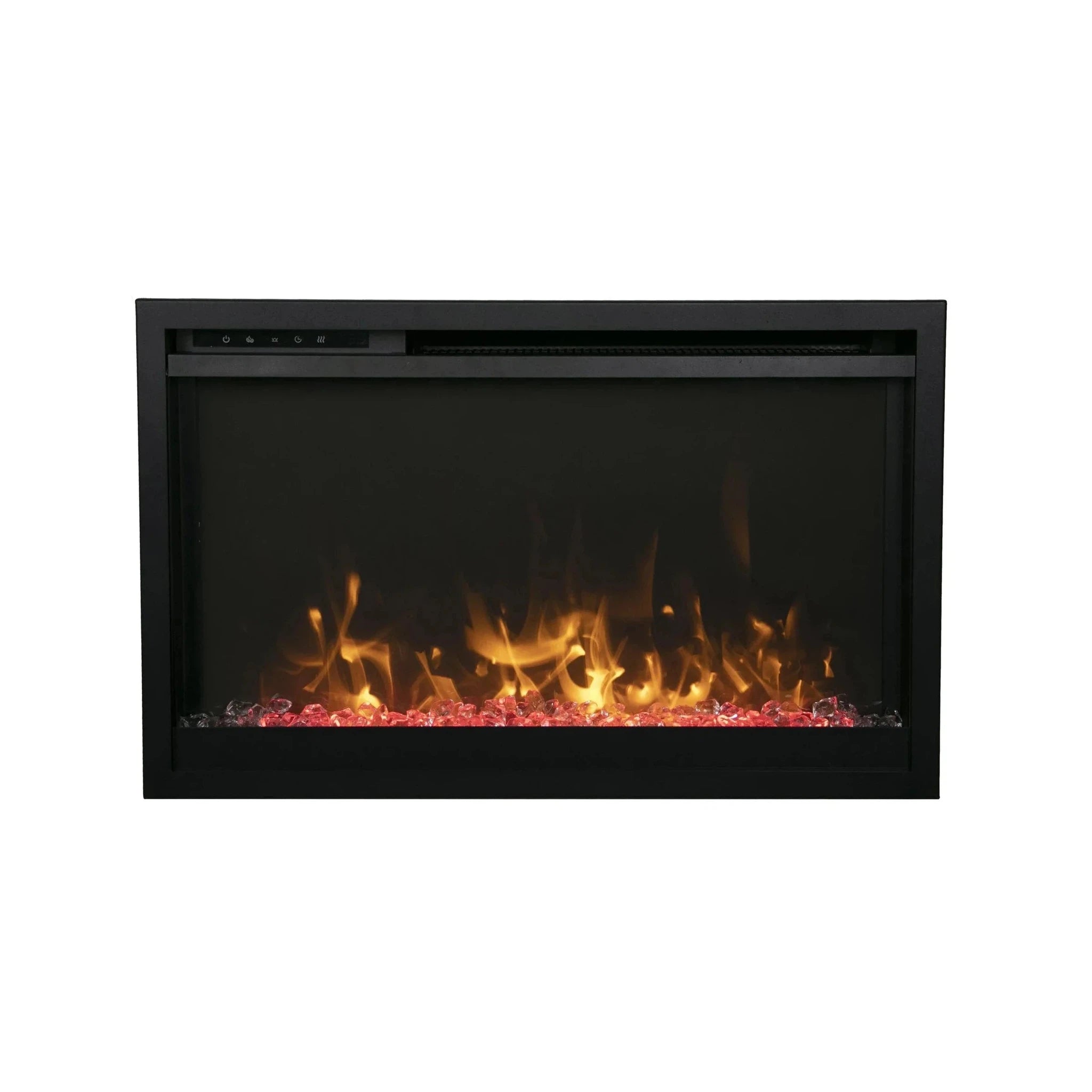 Amantii - Traditional Xtra Slim Smart Built-in/Wall Mounted Electric Fireplace