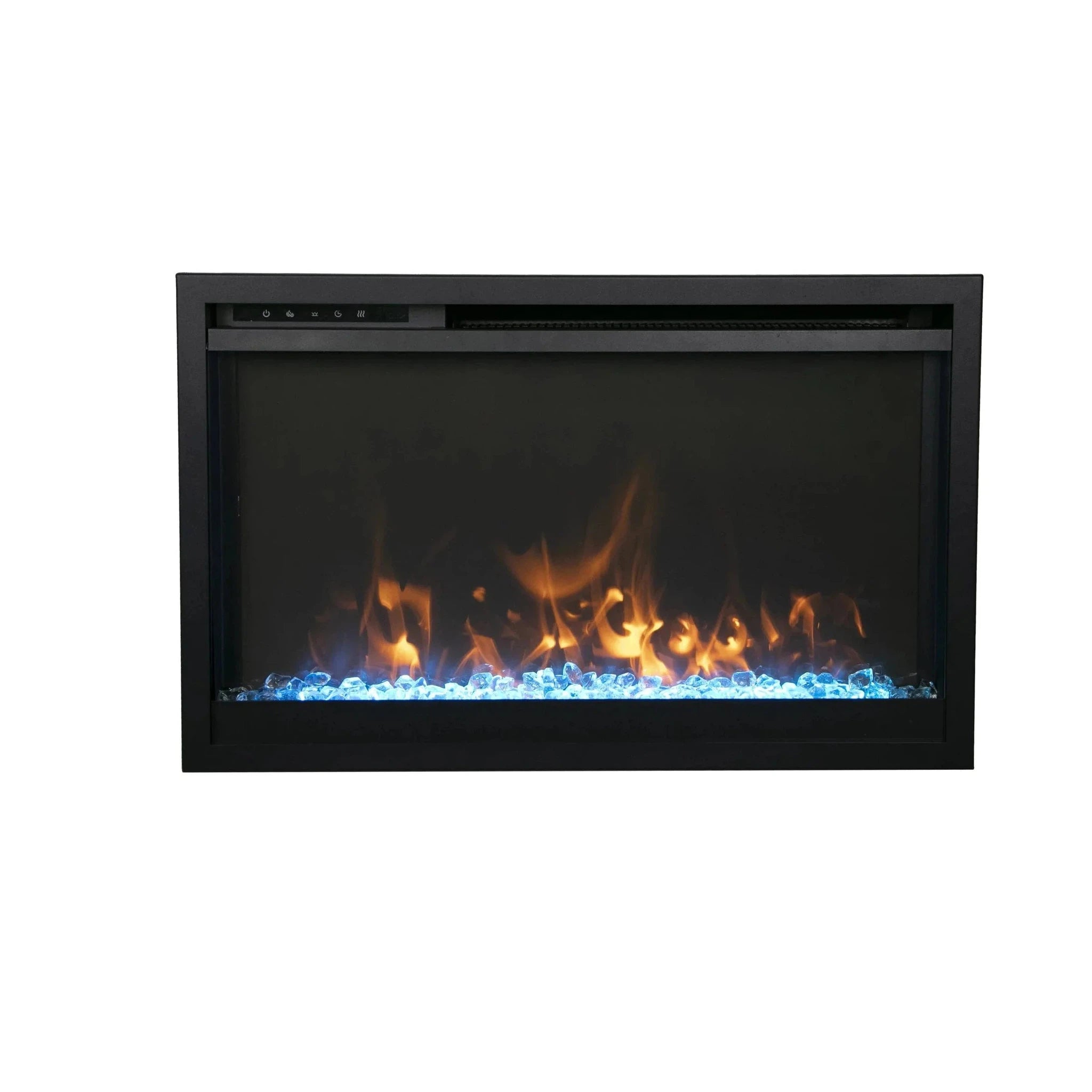 Amantii - Traditional Xtra Slim Smart Built-in/Wall Mounted Electric Fireplace