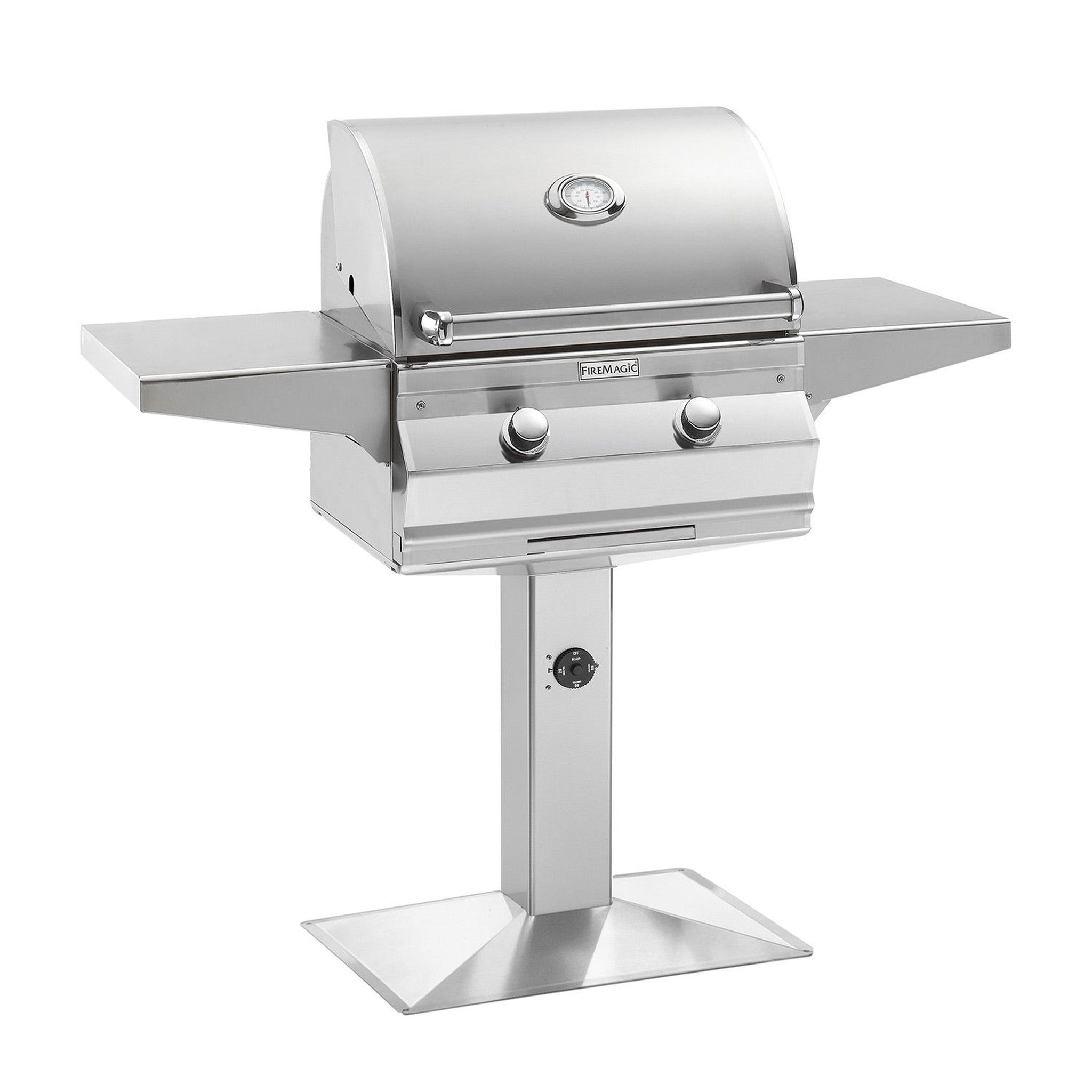 Fire Magic Choice Multi-User Accessible 24-Inch Patio Post Mount Gas Grill