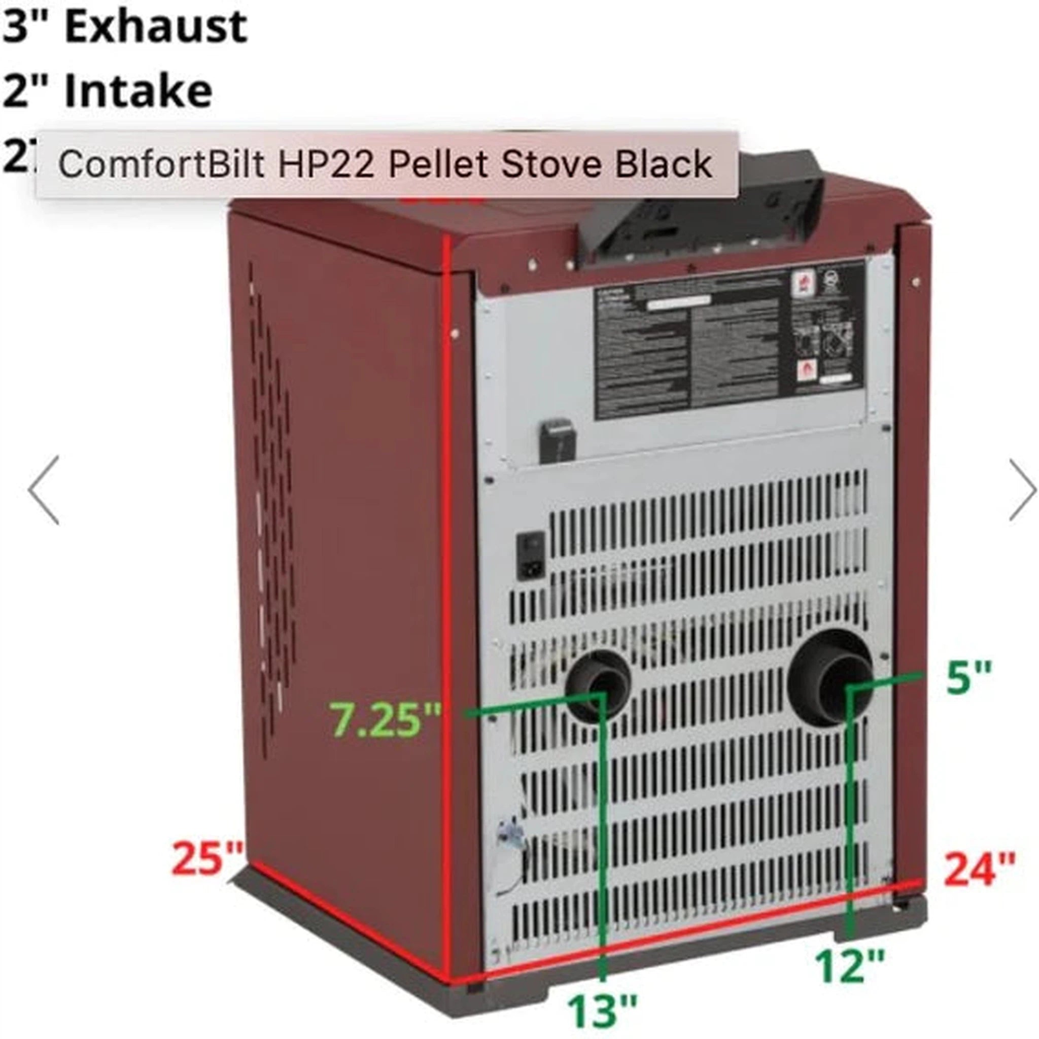 ComfortBilt HP22 Pellet Stove