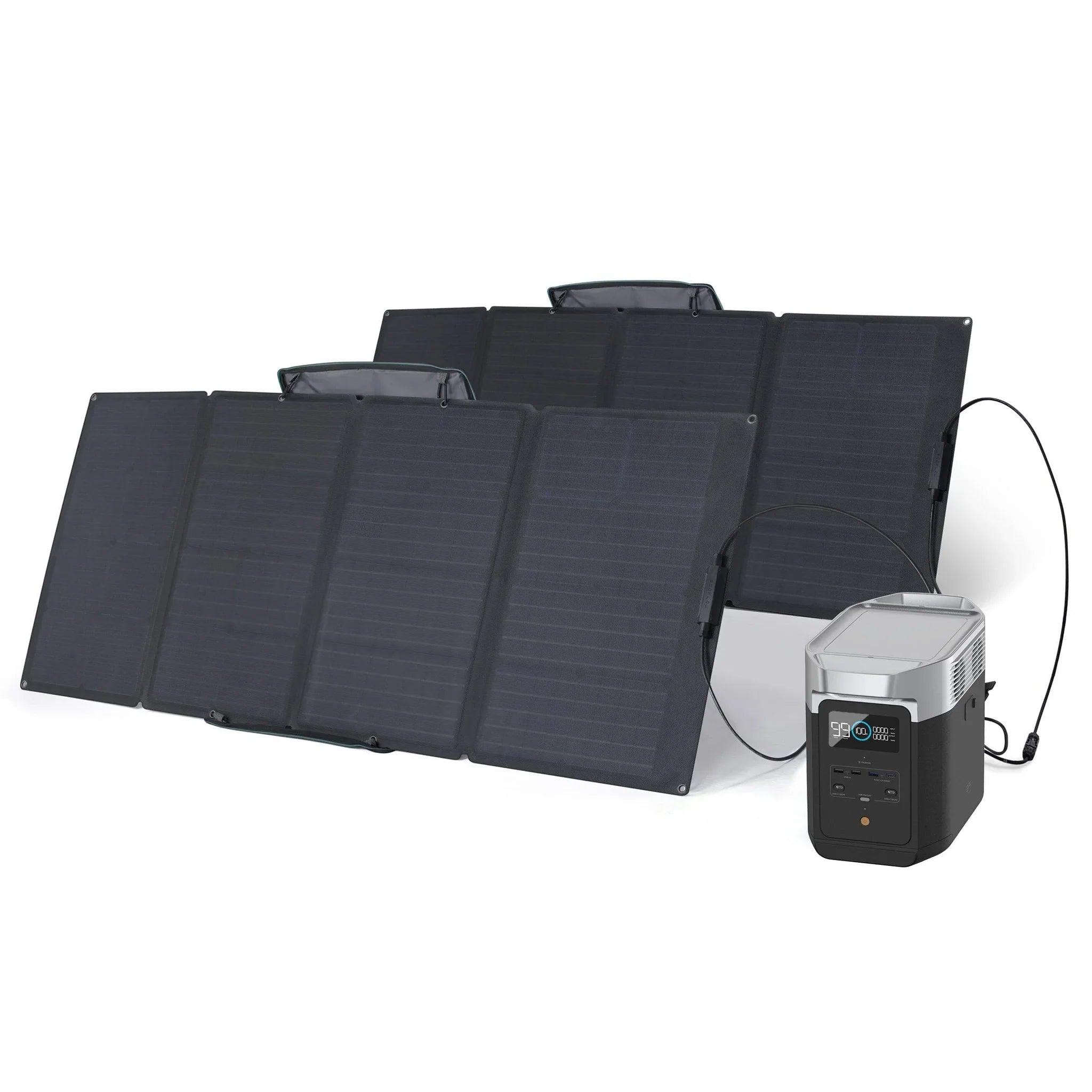 EcoFlow DELTA 2 + 160W Portable Solar Panel