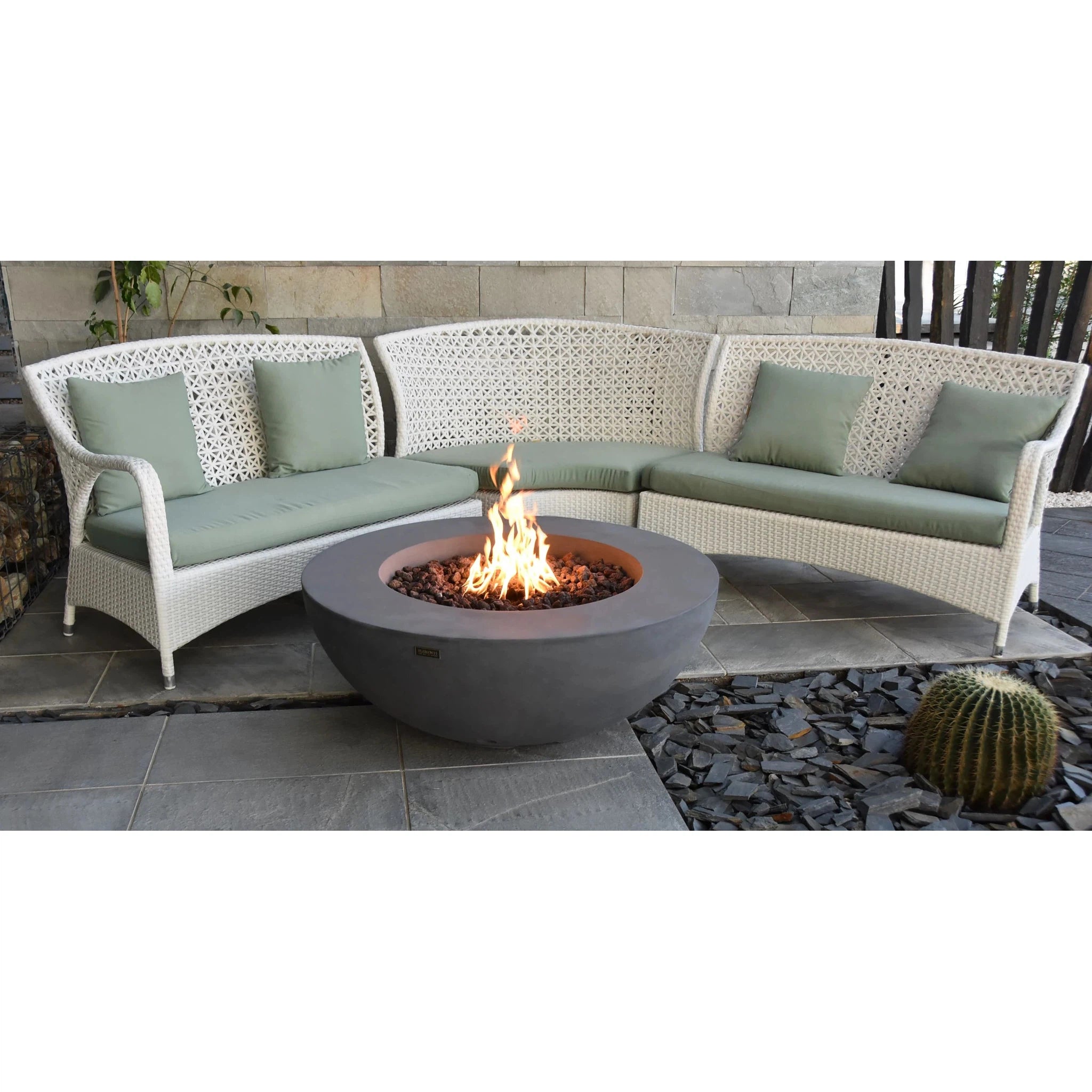 Elementi Lunar Bowl Fire Table