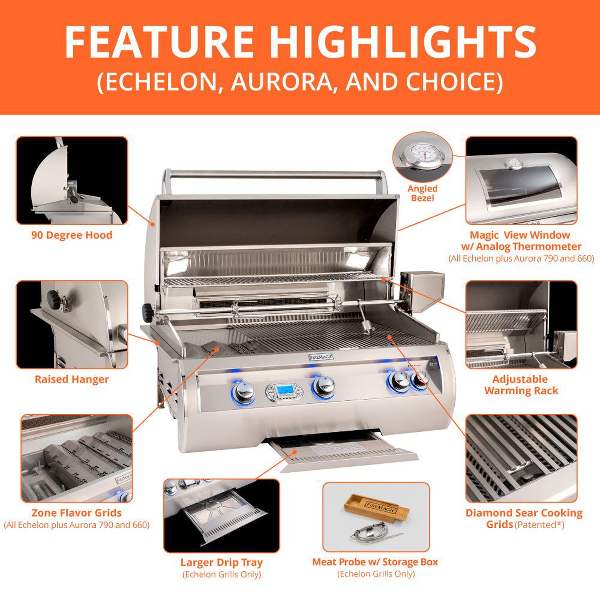 Fire Magic A540i Aurora Built-In Gas Grill