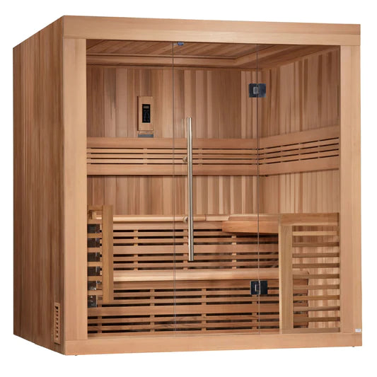 Golden Designs "Osla" Edition 6-Person Traditional Steam Sauna - Canadian Red Cedar