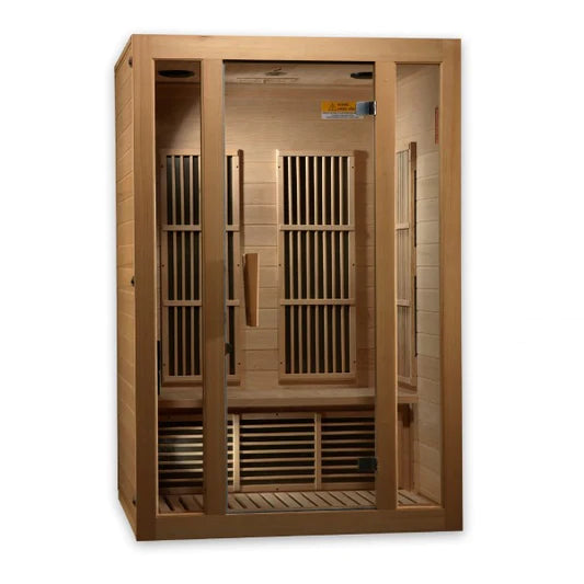 Golden Designs Maxxus Seattle 2-Person, Low EMF (Under 8MG) FAR Infrared Sauna (Canadian Hemlock)