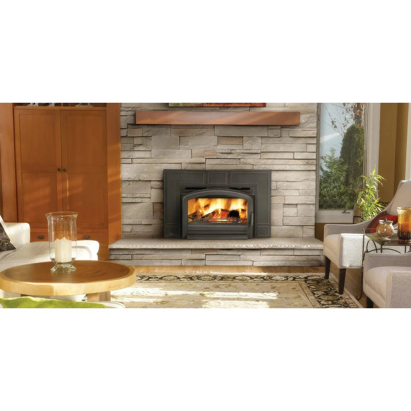 Napoleon Oakdale™ Series EPI3T Wood Fireplace Insert Black