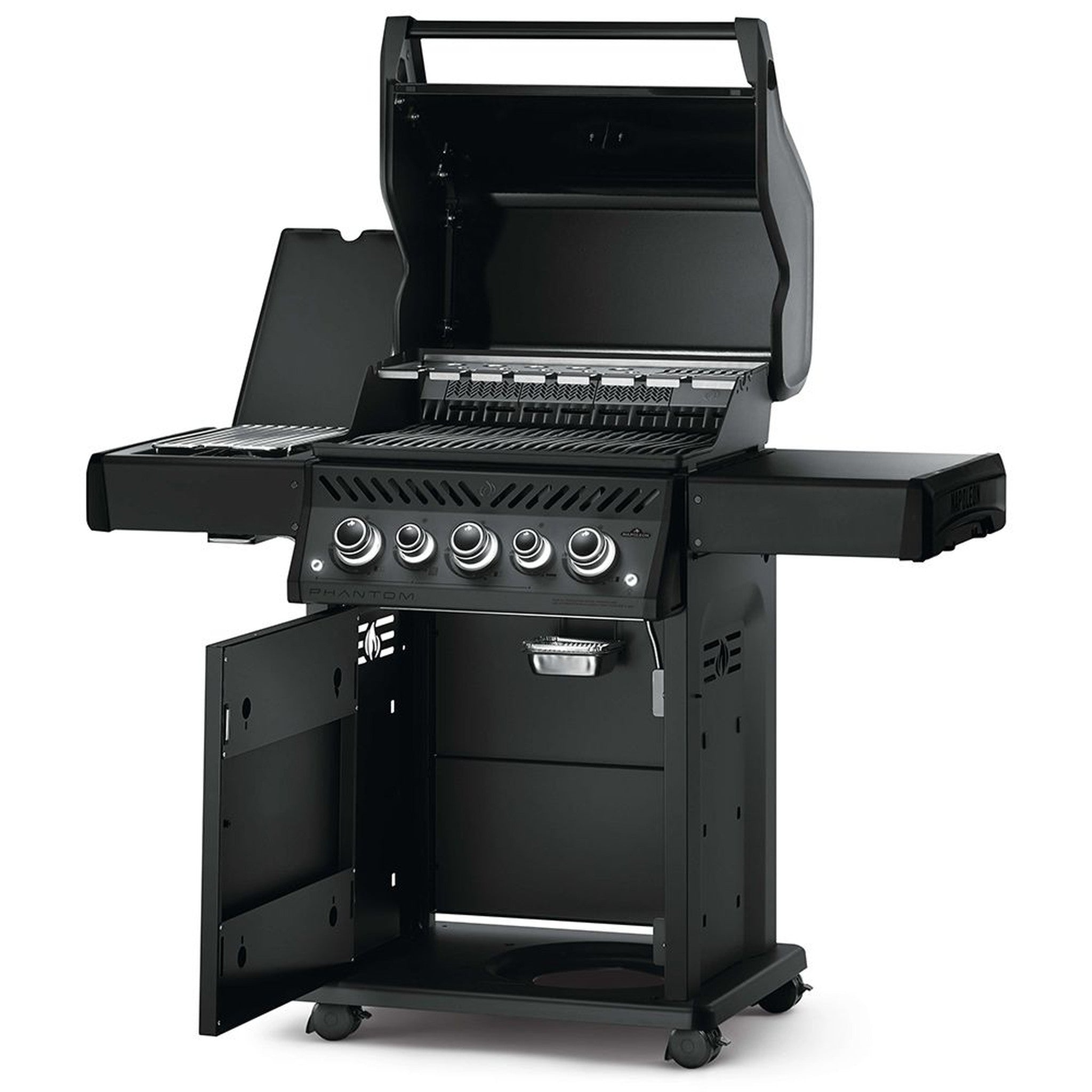 Napoleon Phantom Rogue SE 425 RSIB Freestanding Gas Grill with Infrared Rear & Side Burners - Matte Black