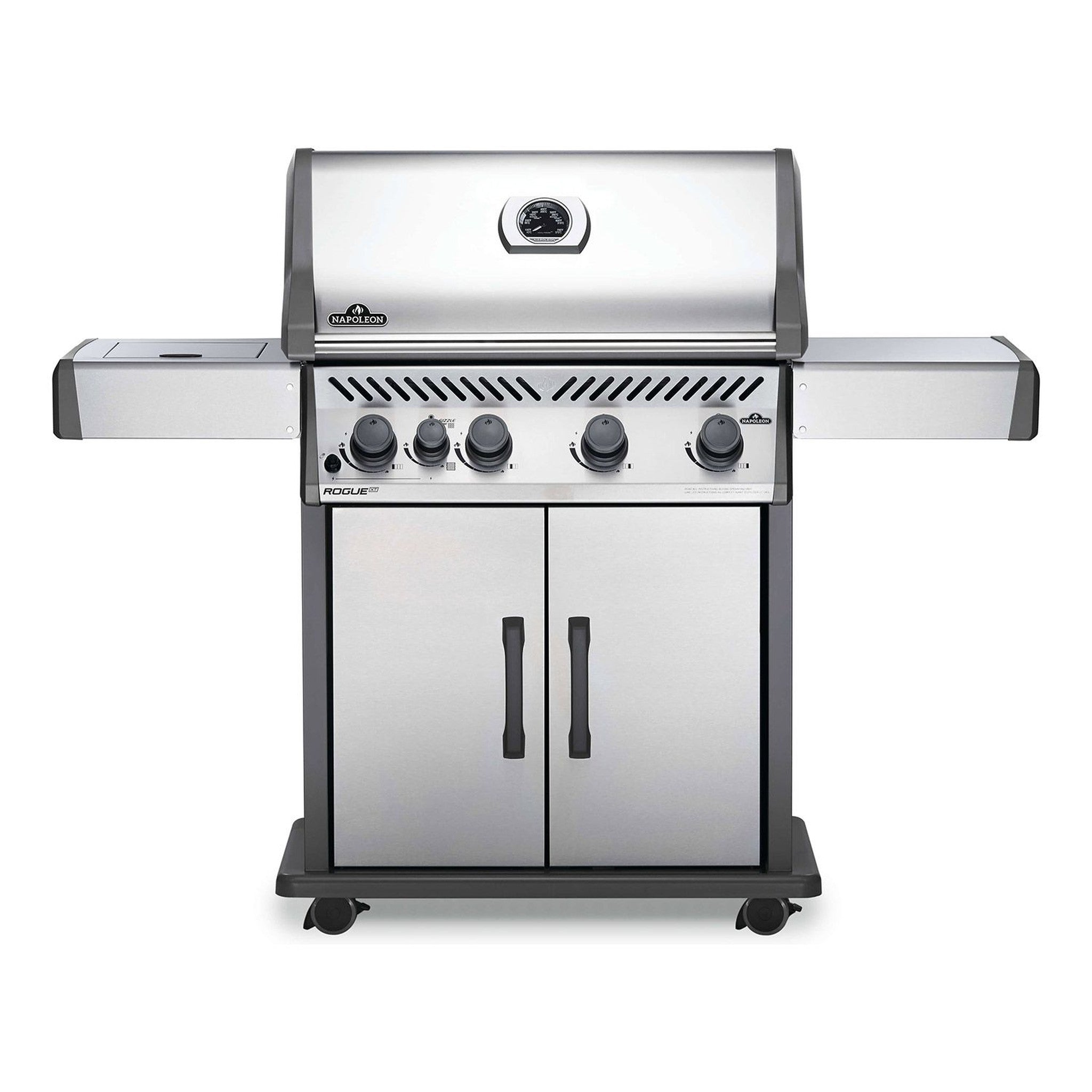 Napoleon Rogue XT 525 SIB Freestanding Gas Grill with Infrared Side Burner - Stainless Steel/Black