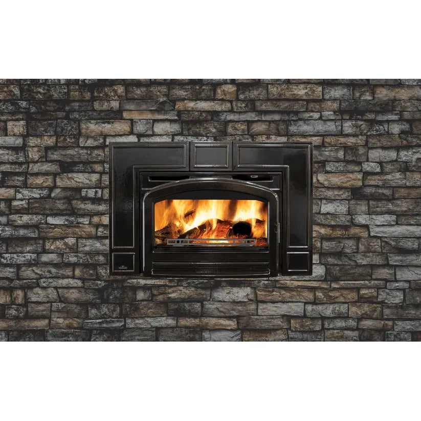 Napoleon Timberwolf Wood Fireplace Insert, Cast Iron Surround and Door