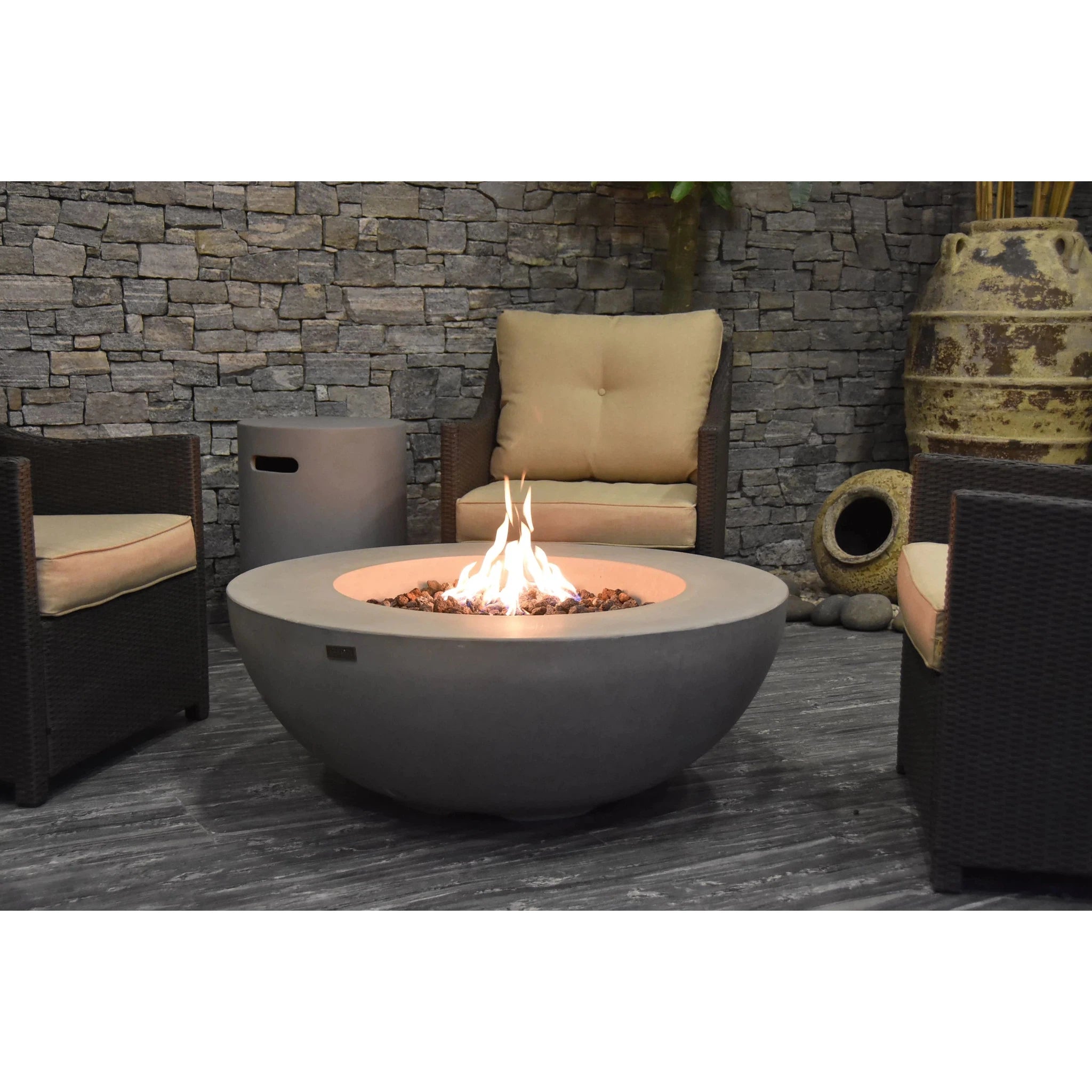 Elementi Lunar Bowl Fire Table