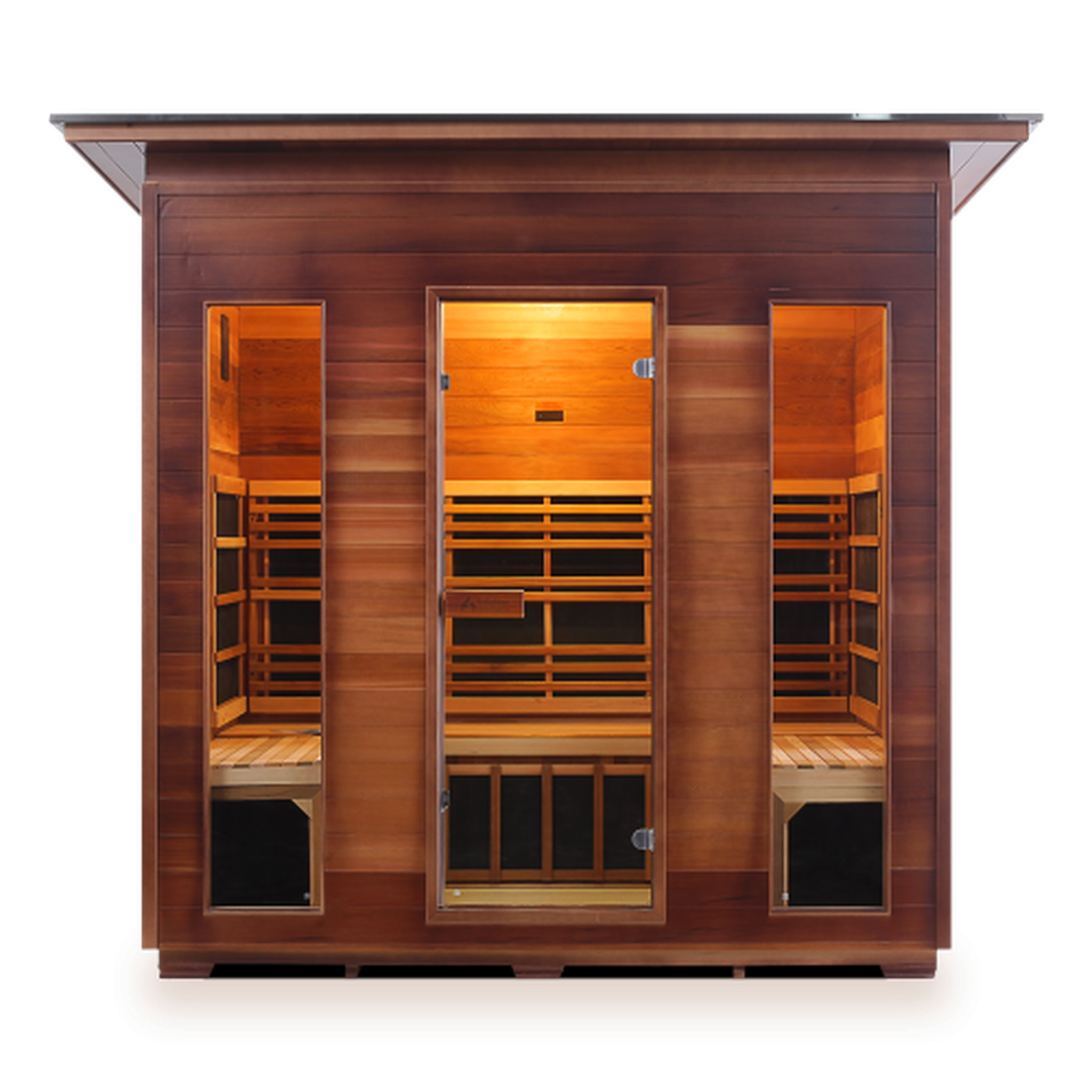 Enlighten Full Spectrum Infrared RUSTIC Sauna - 5 Person Sauna