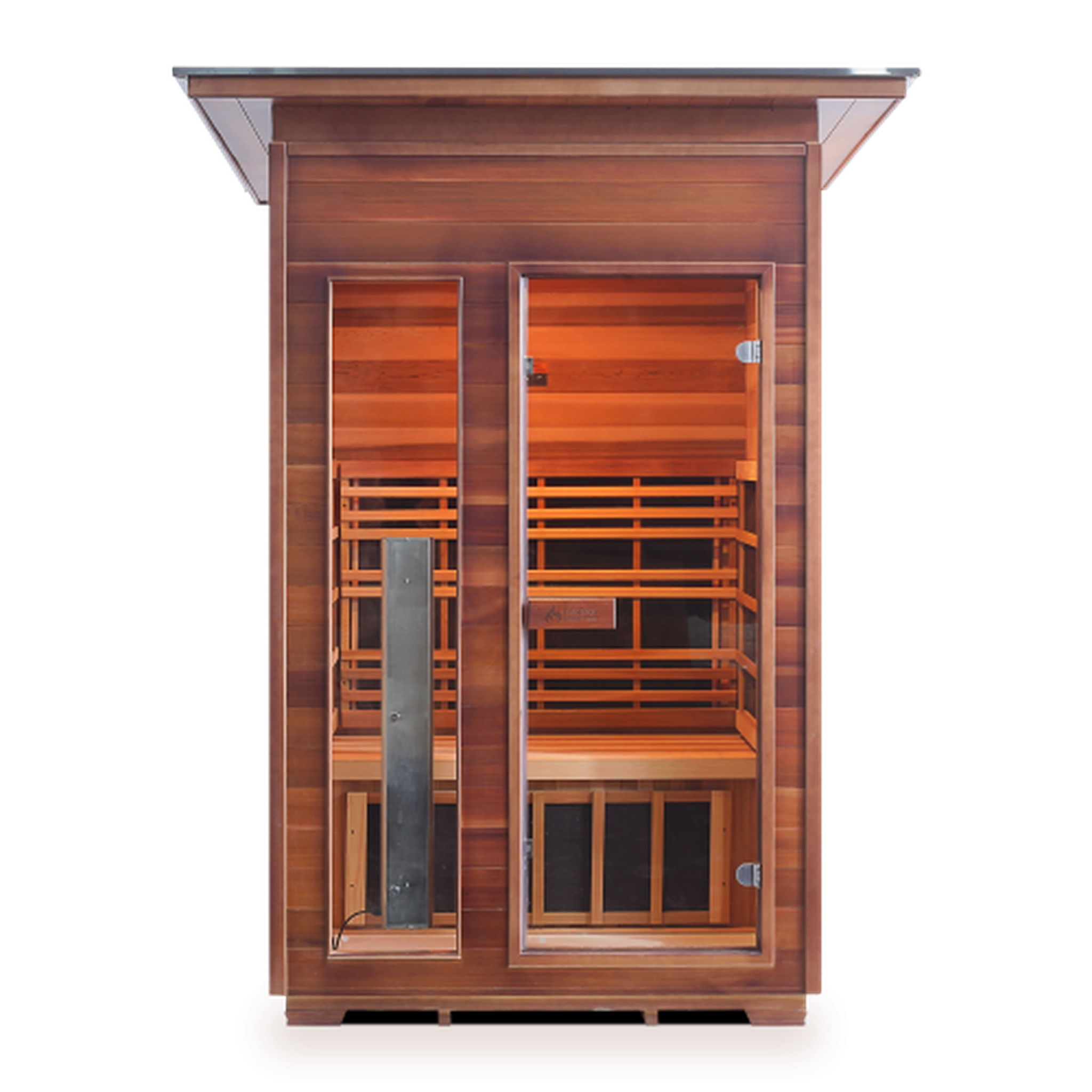 Enlighten Rustic Full Spectrum Infrared Sauna - 2 Person Sauna