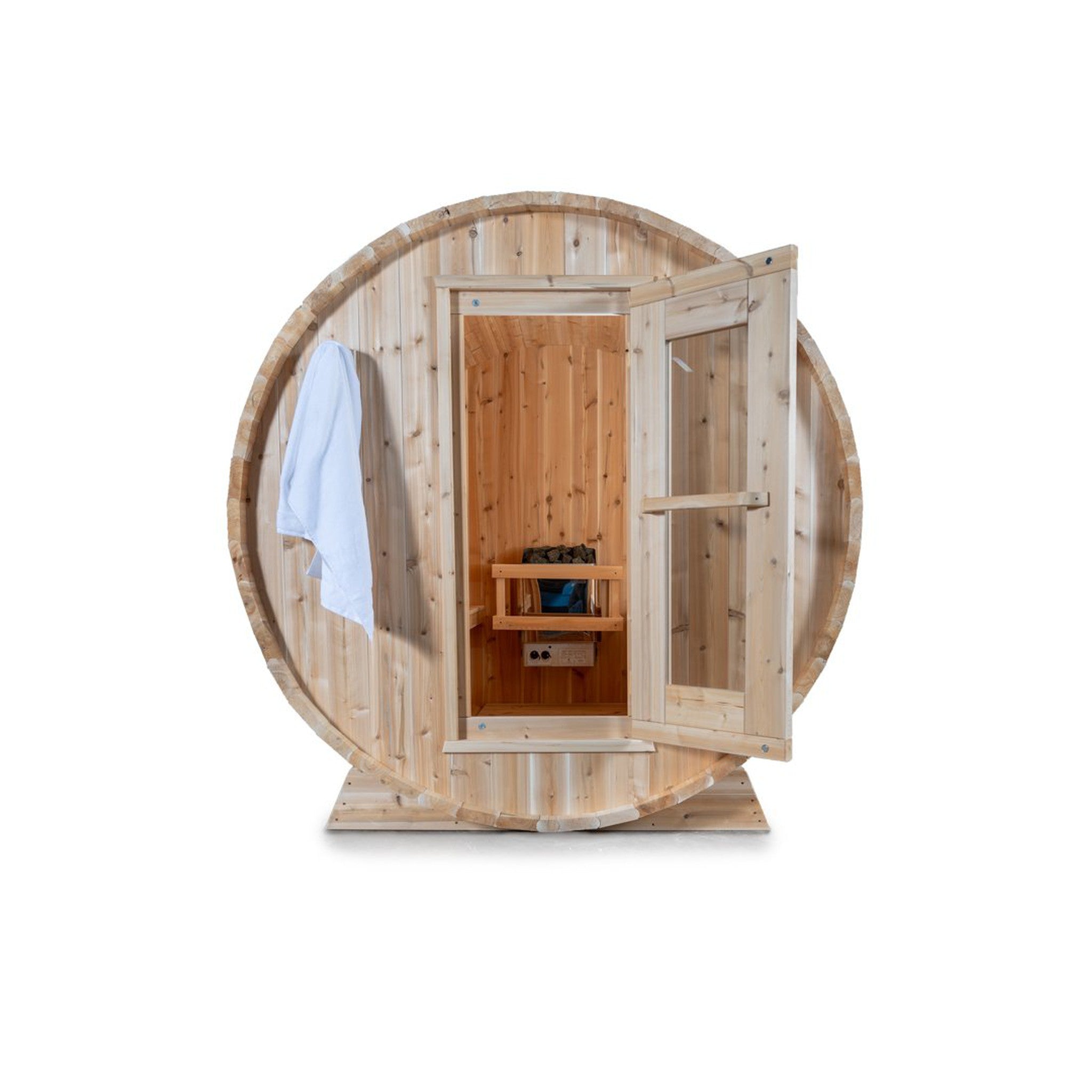 Dundalk Leisurecraft Canadian Timber 4 Person Harmony Barrel Sauna | CTC22W