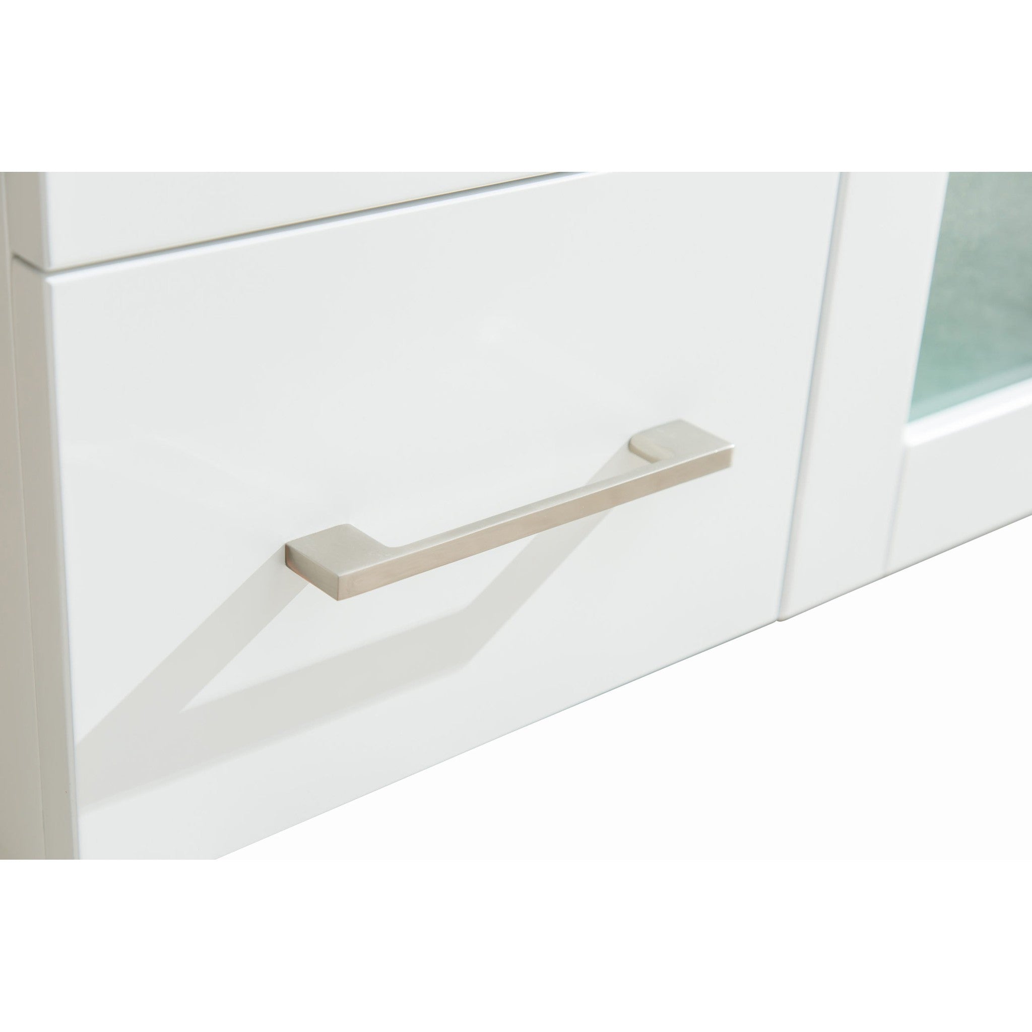 Nova 32" White Bathroom Vanity with White Ceramic Basin Countertop