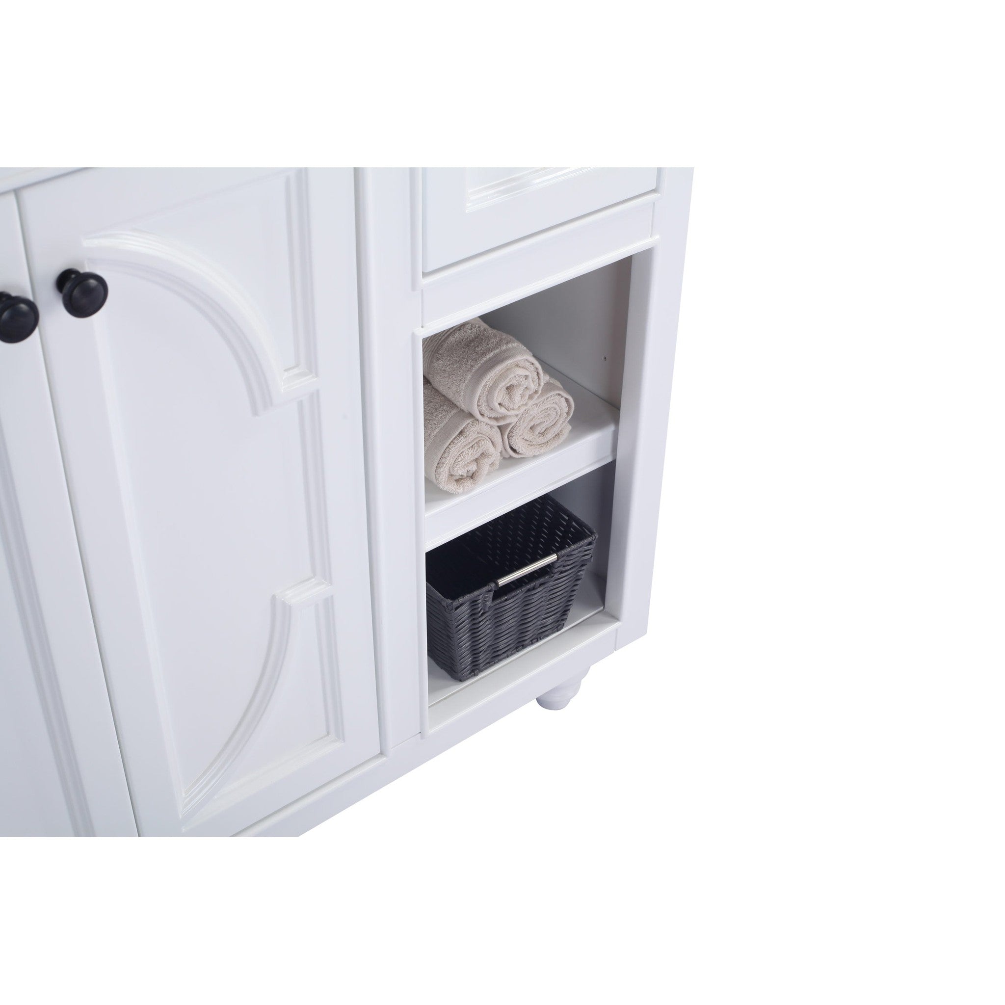 Odyssey 36" White Bathroom Vanity Cabinet