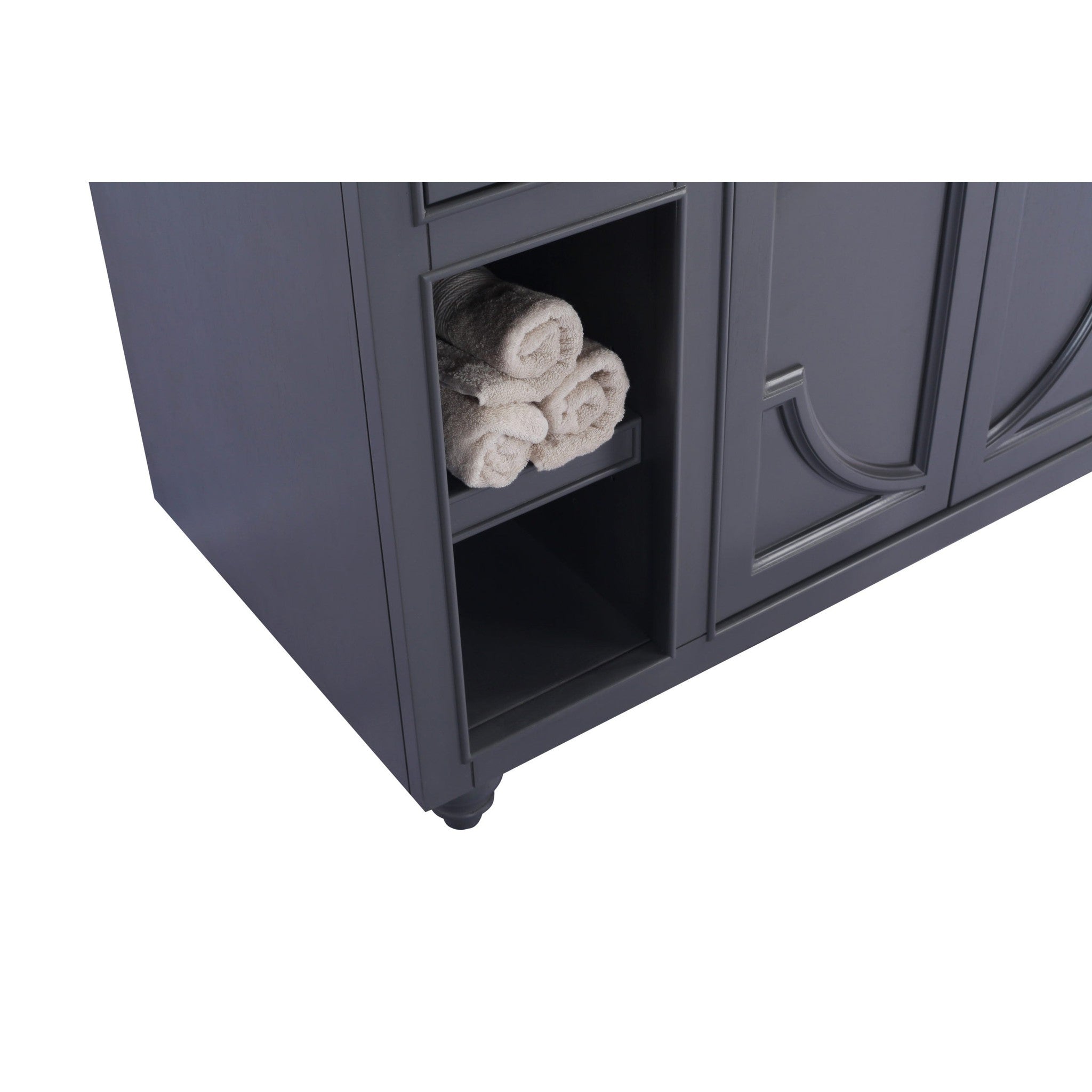 Odyssey 48" Maple Grey Bathroom Vanity Cabinet