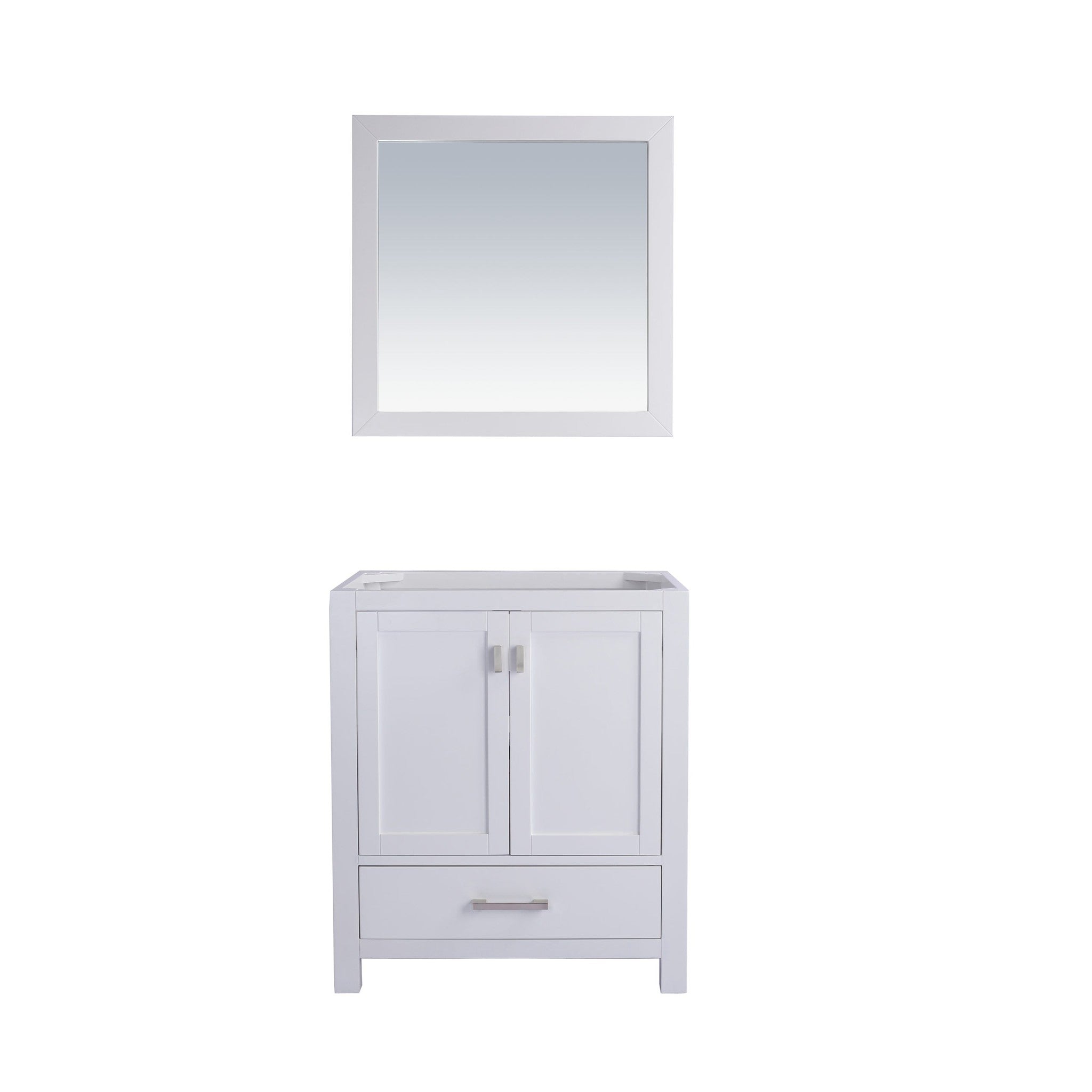 Wilson 30" White Bathroom Vanity Cabinet