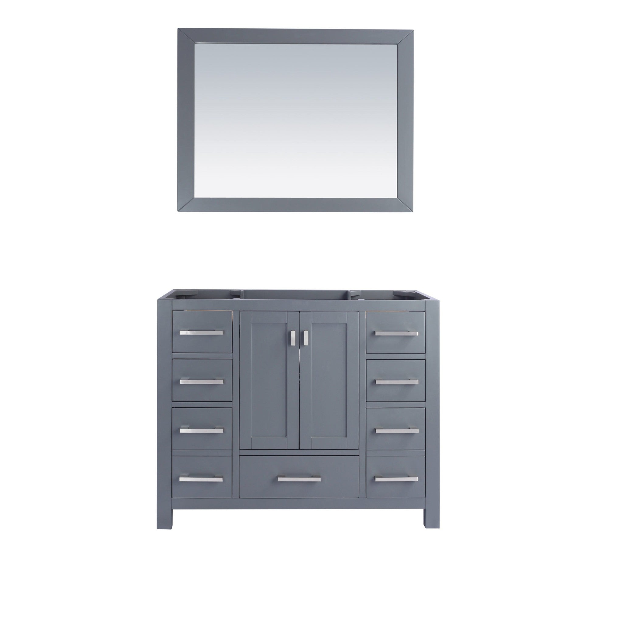 Wilson 42" Grey Bathroom Vanity Cabinet