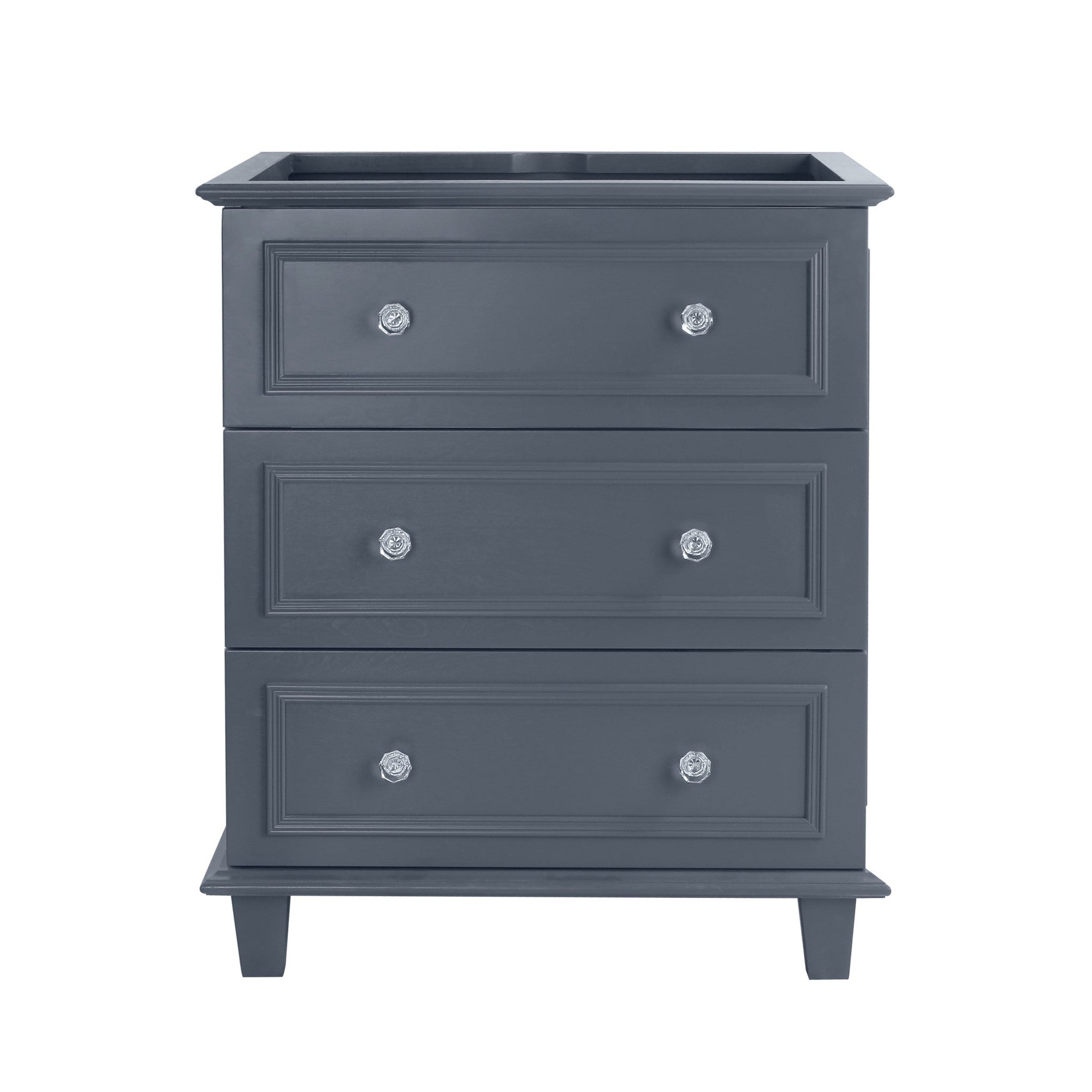 Luna 30" Maple Grey Bathroom Vanity Cabinet