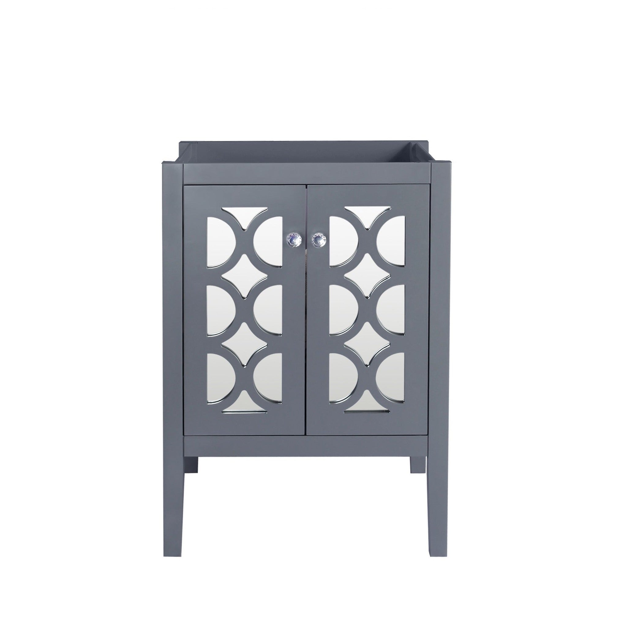 Mediterraneo 24" Grey Bathroom Vanity Cabinet