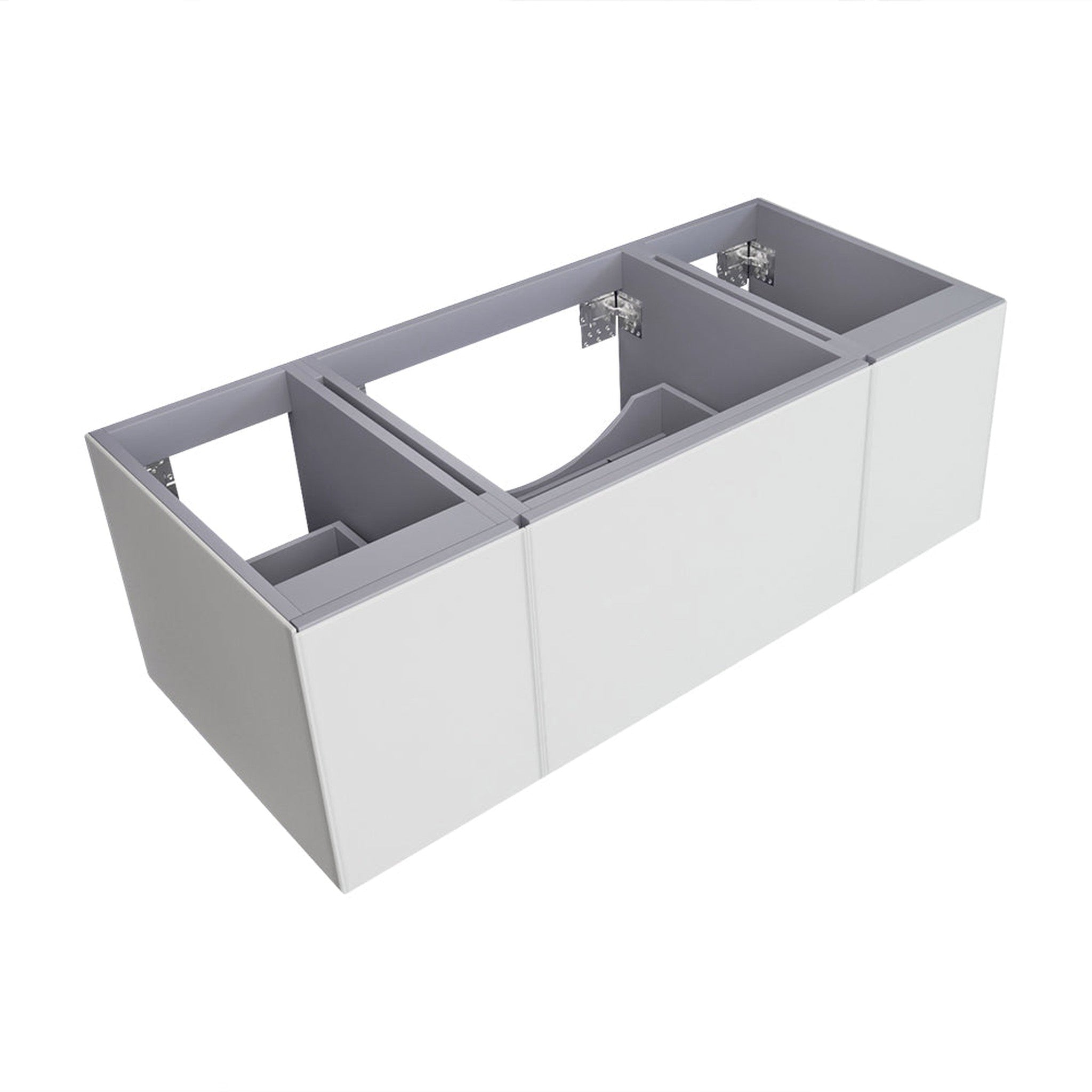 Vitri 48" Cloud White Wall Hung Bathroom Vanity Cabinet