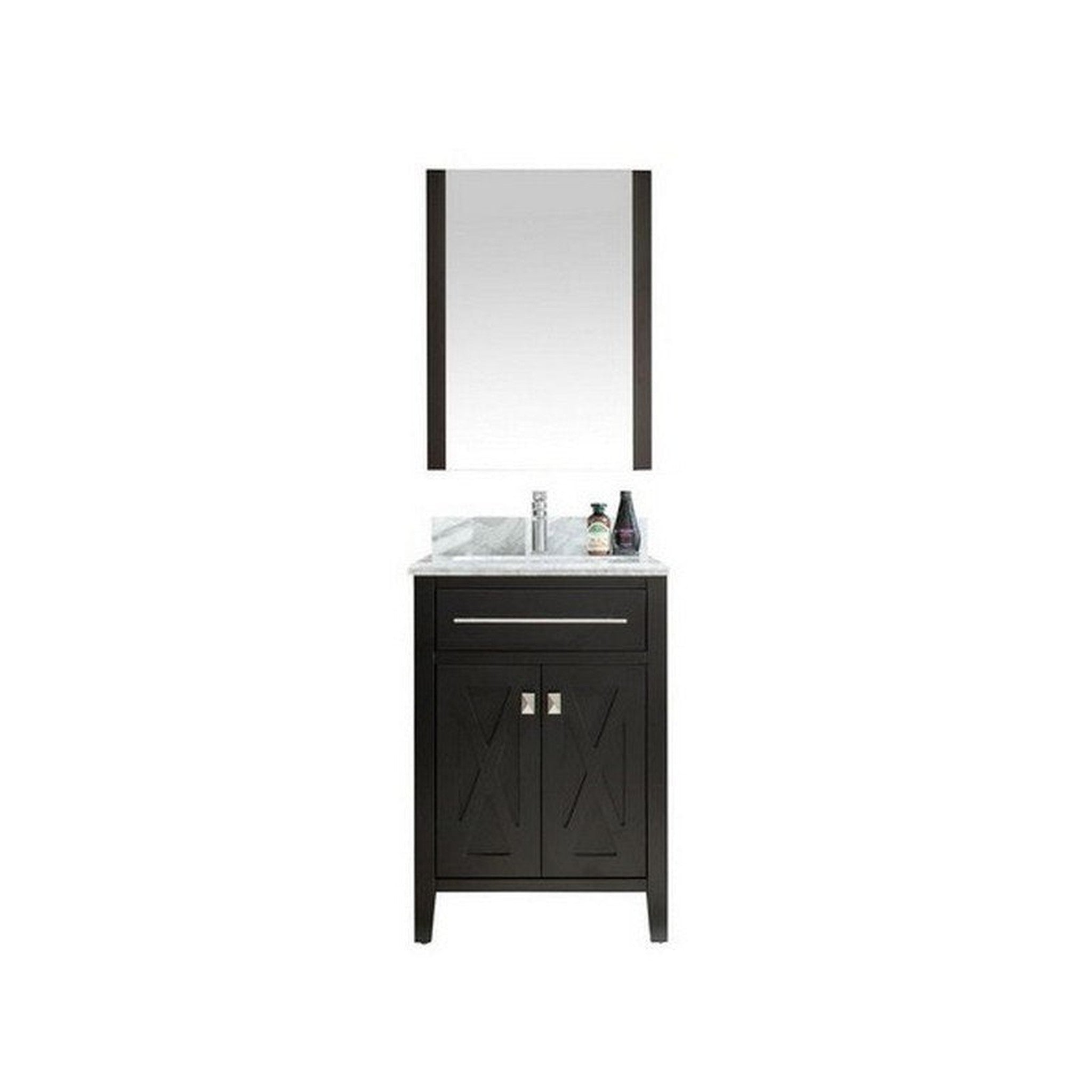 Wimbledon 24" Brown Bathroom Vanity Cabinet