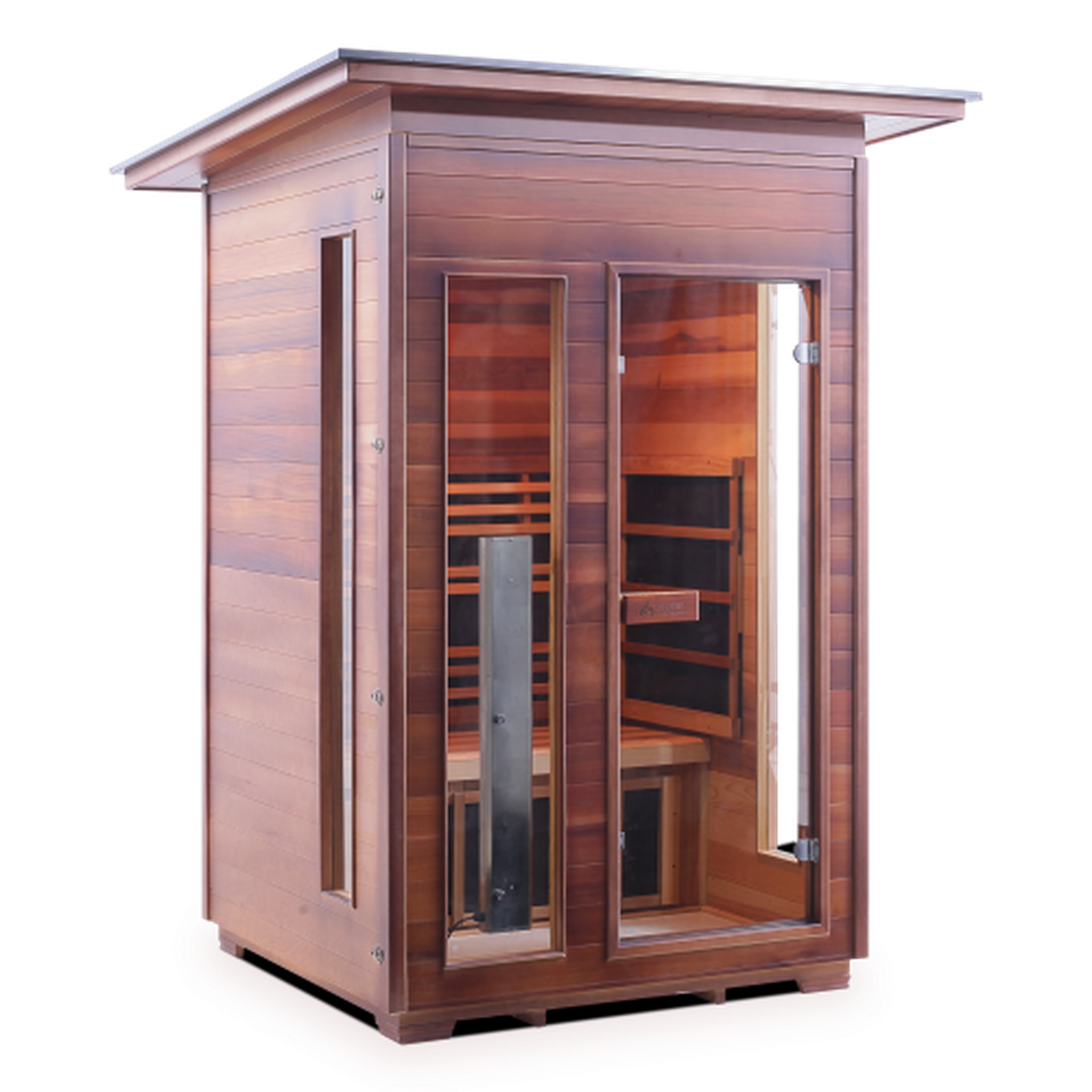 Enlighten Rustic Full Spectrum Infrared Sauna - 2 Person Sauna