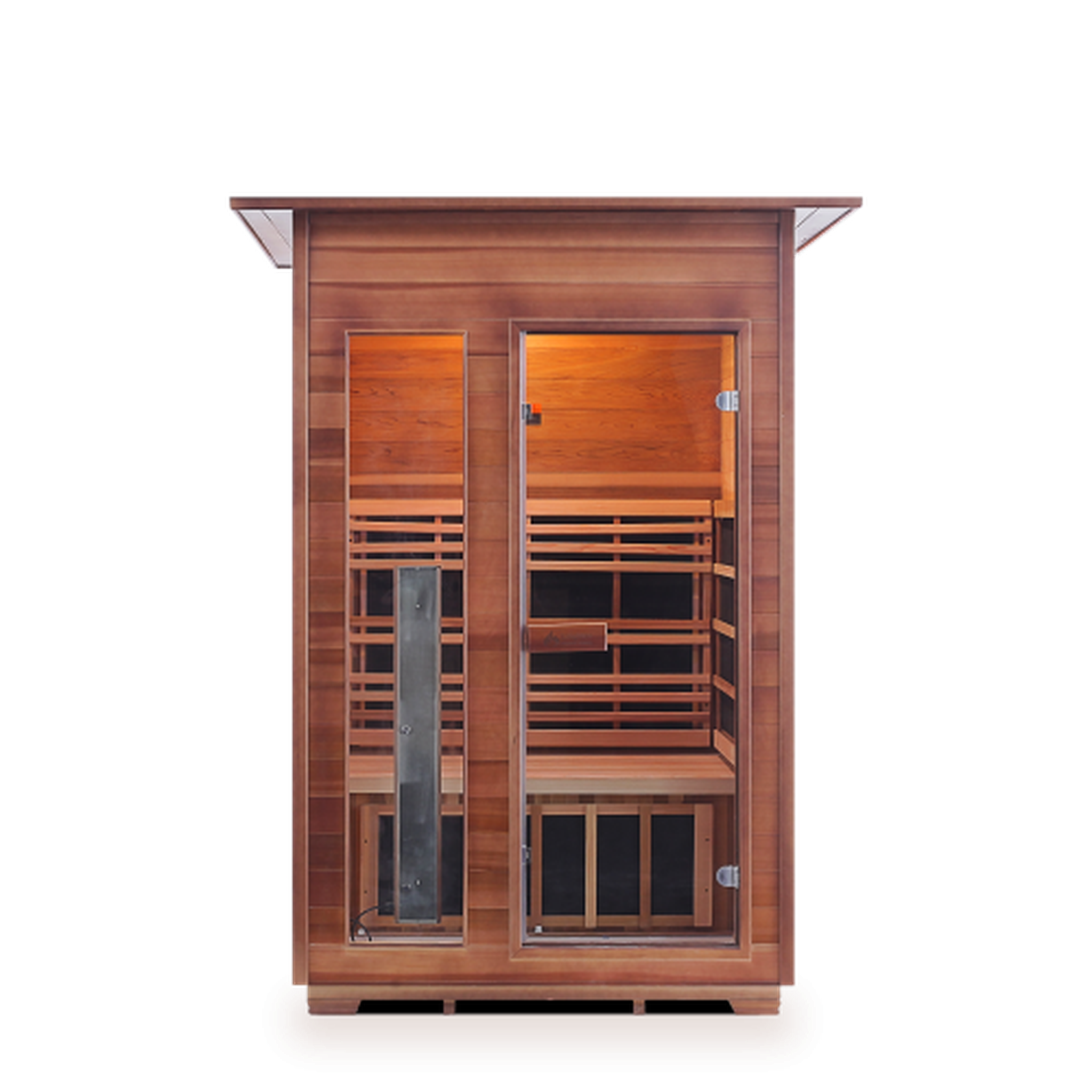 Enlighten Rustic Full Spectrum Infrared Sauna - 2 Person Sauna