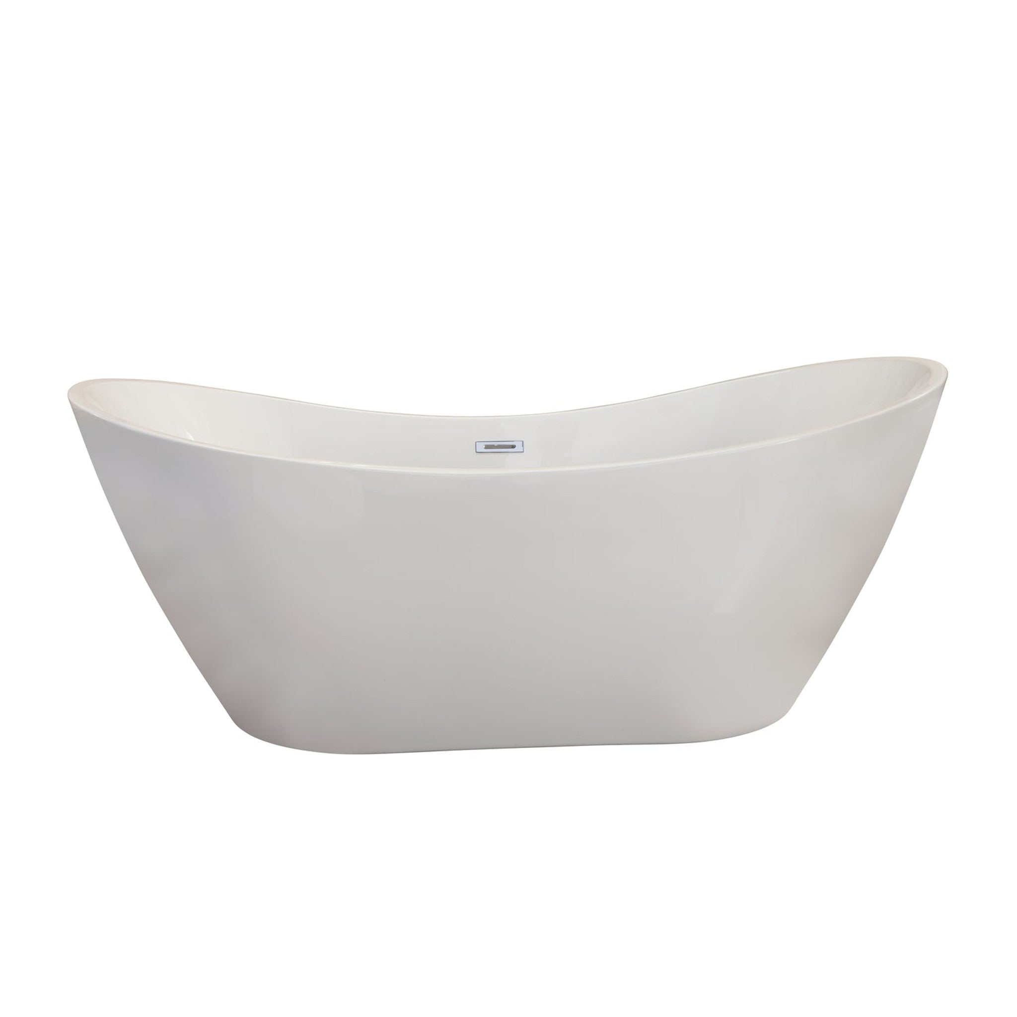 Alana 70" x 32" Freestanding Soaking Acrylic Bathtub