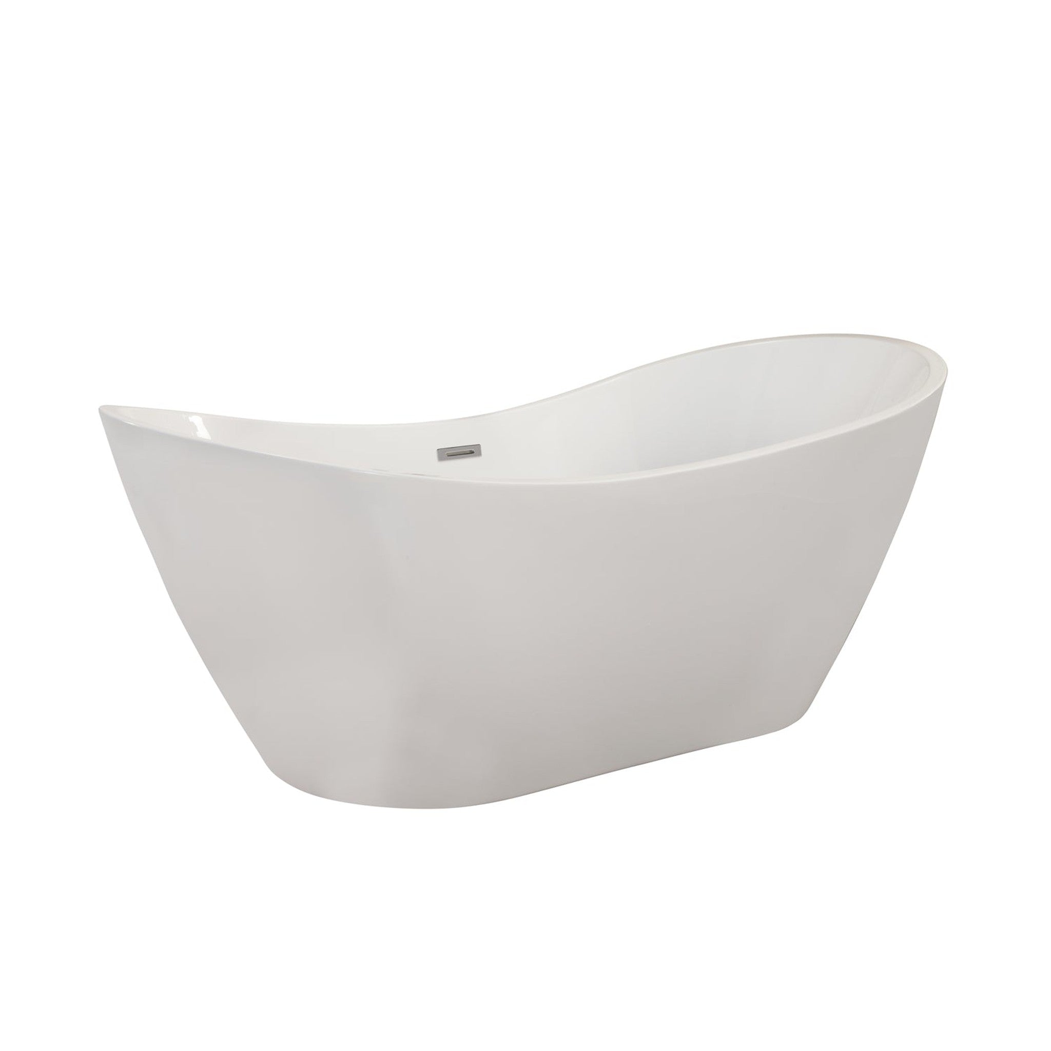 Alana 70" x 32" Freestanding Soaking Acrylic Bathtub