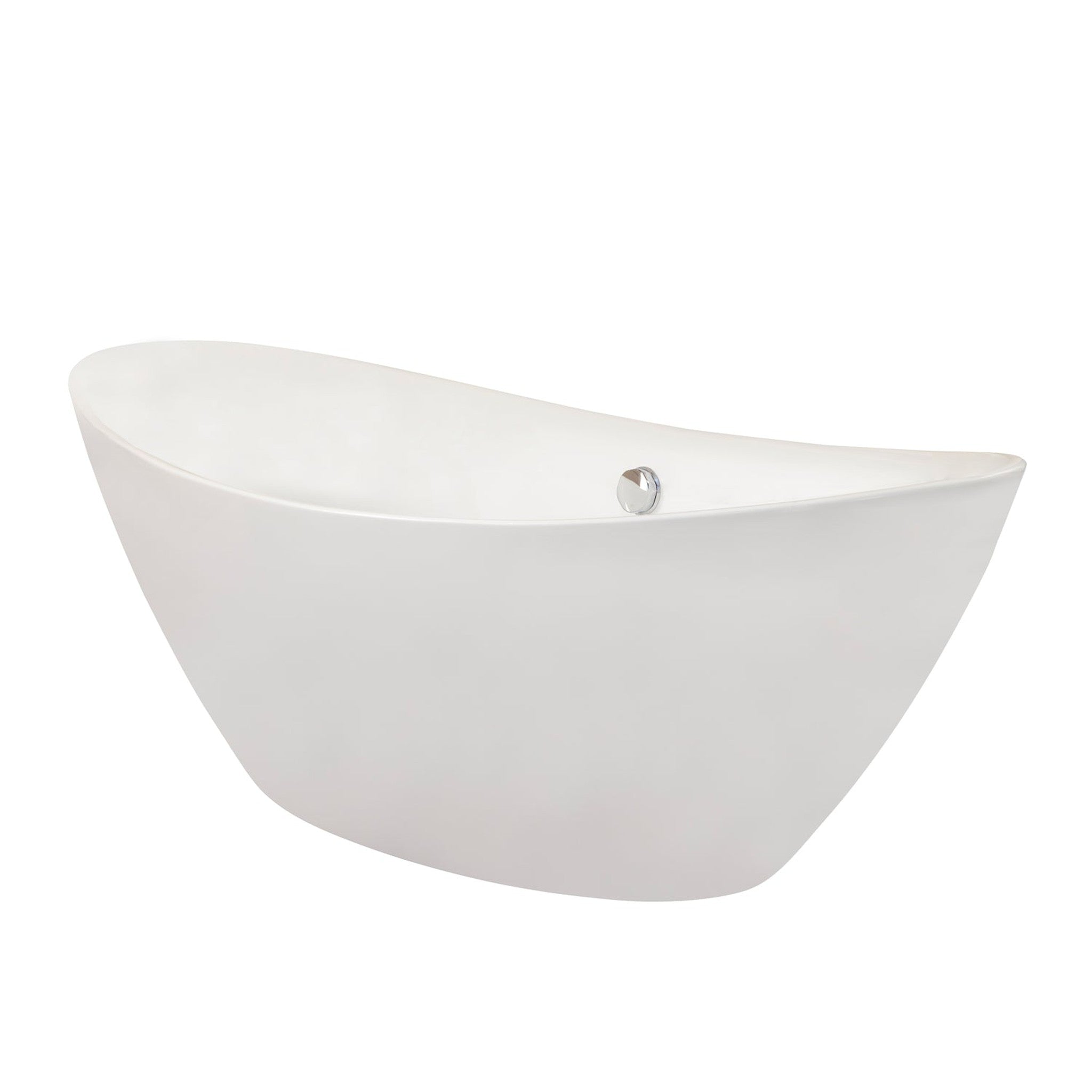 Allegra 71" x 34" Freestanding Soaking Acrylic Bathtub