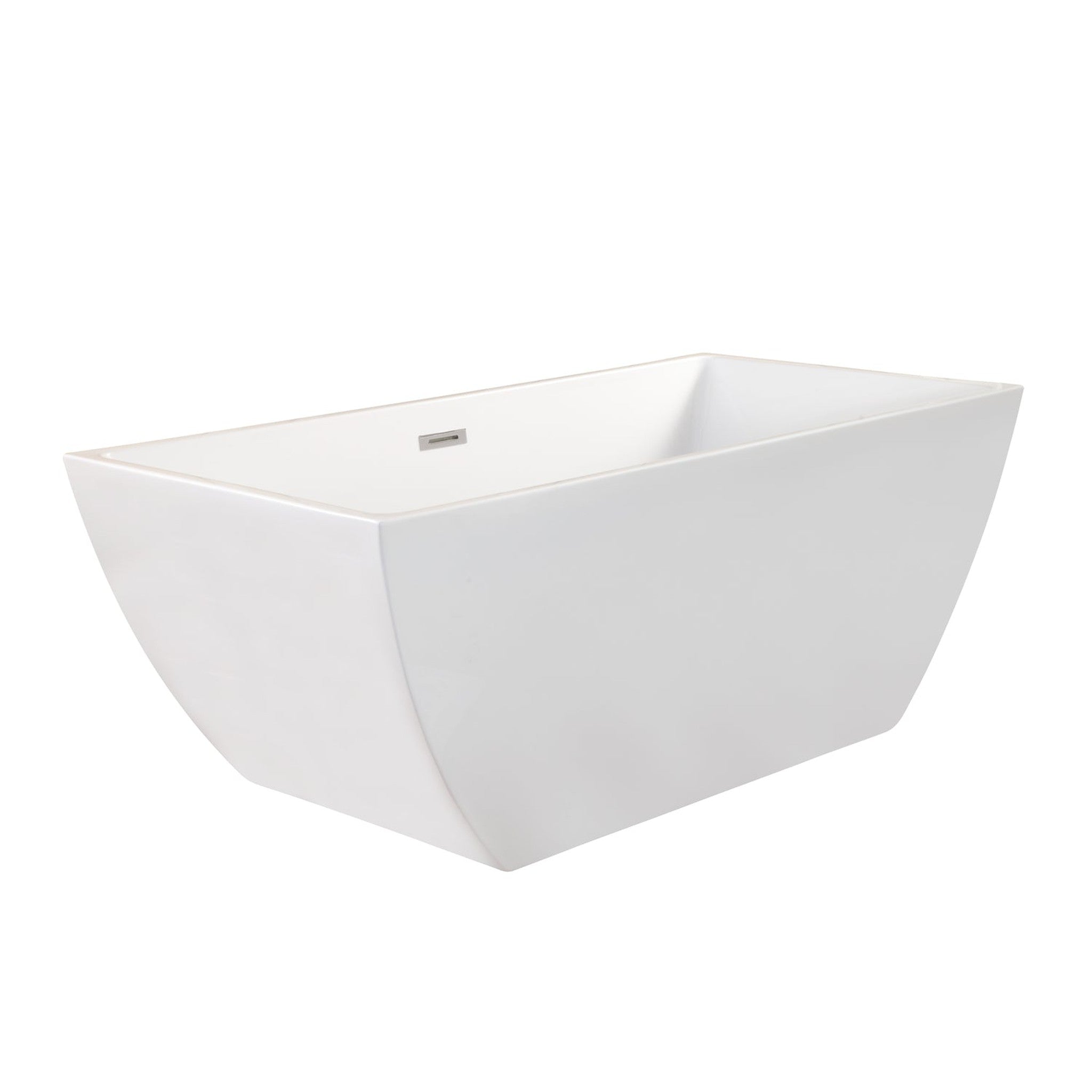 Montague 59" x 30" Freestanding Soaking Acrylic Bathtub