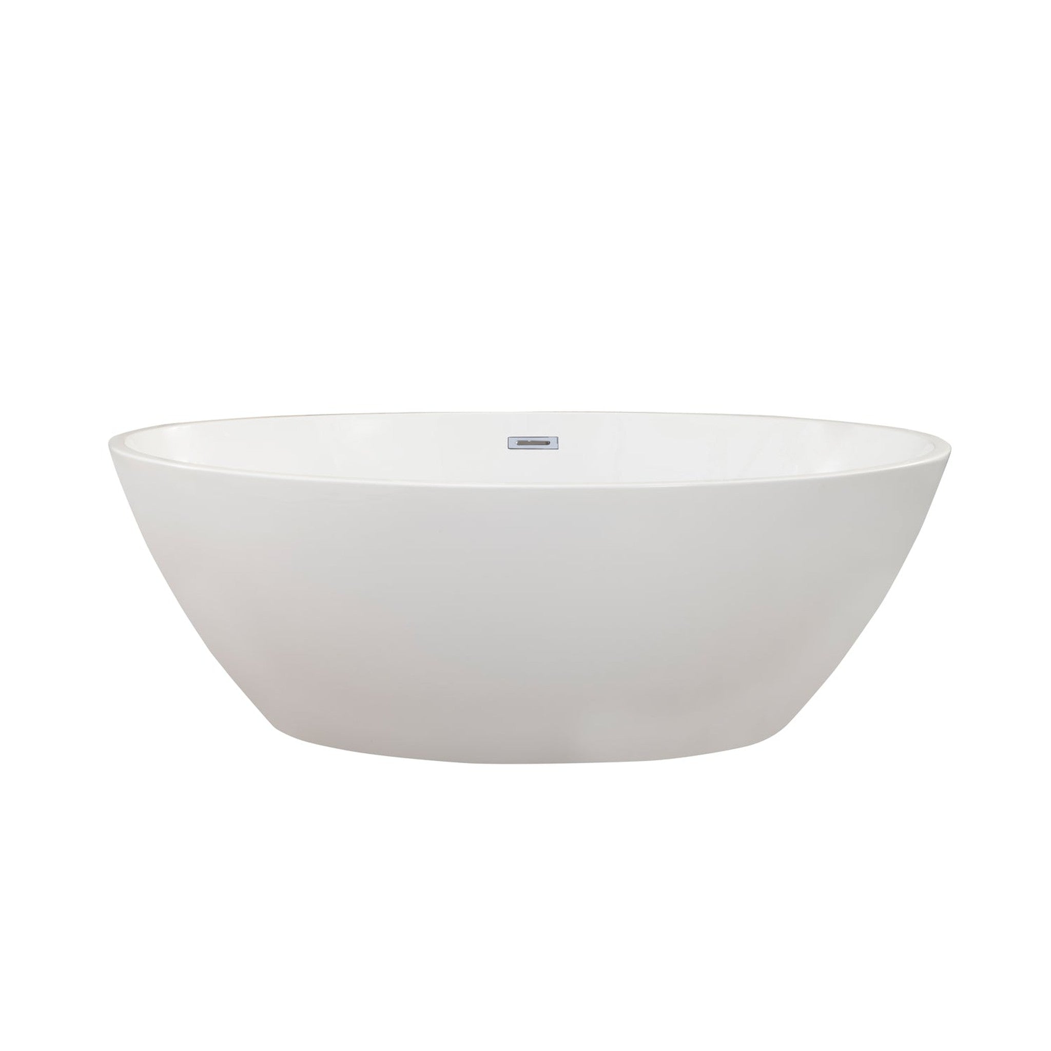 Jolie 69" x 40" Freestanding Soaking Acrylic Bathtub