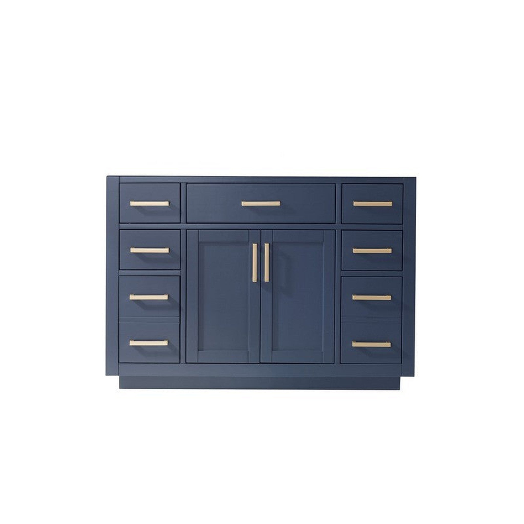 Ivy 48" Single Bathroom Vanity Cabinet Only in Royal Blue without Countertop and Mirror