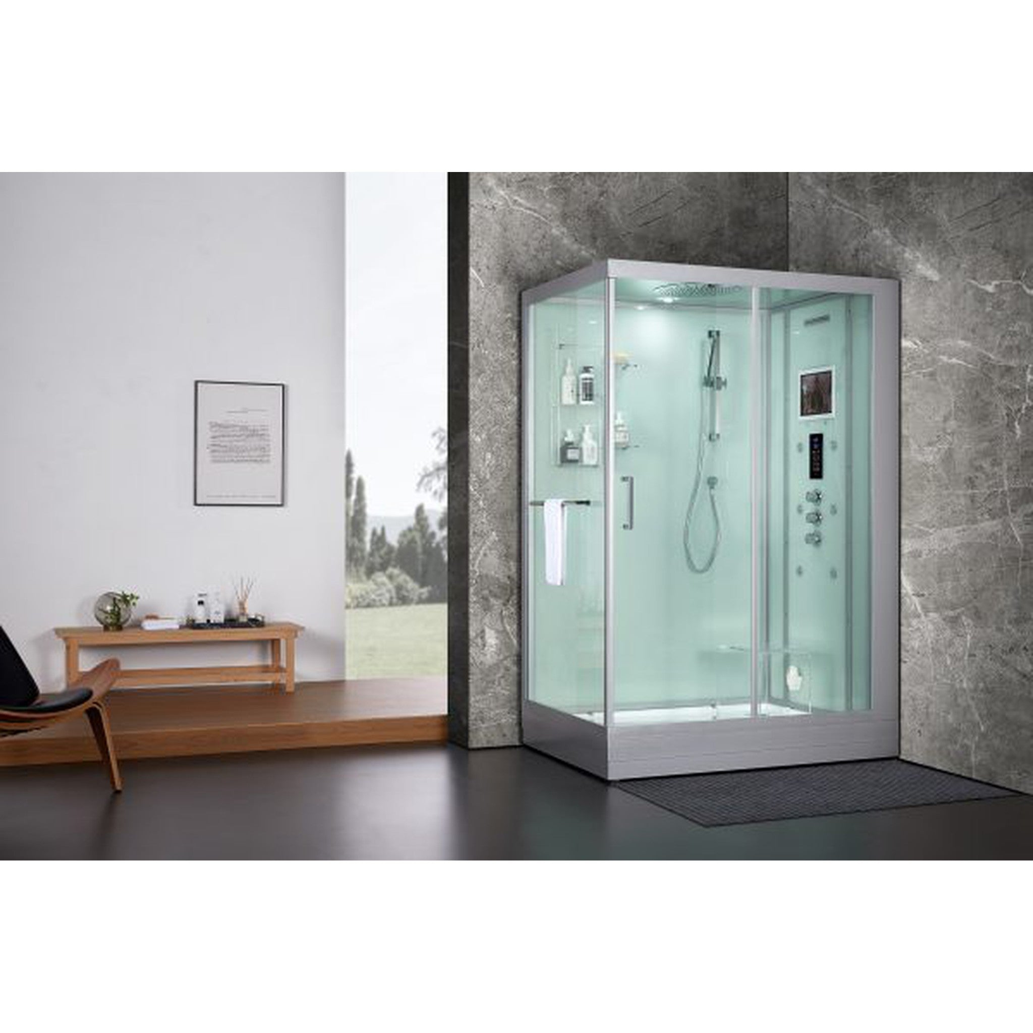 Platinum Anzio Steam Shower - White