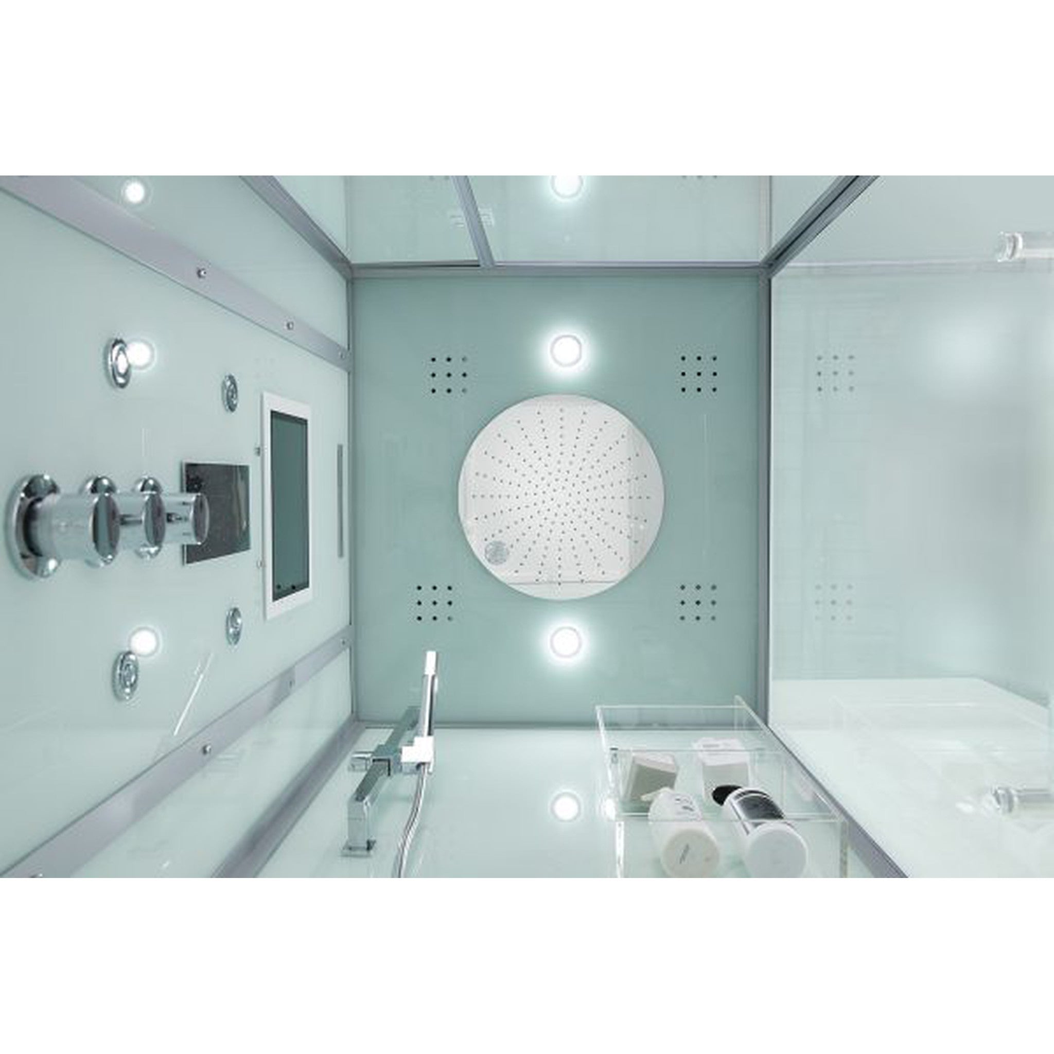 Platinum Arezzo Steam Shower - White