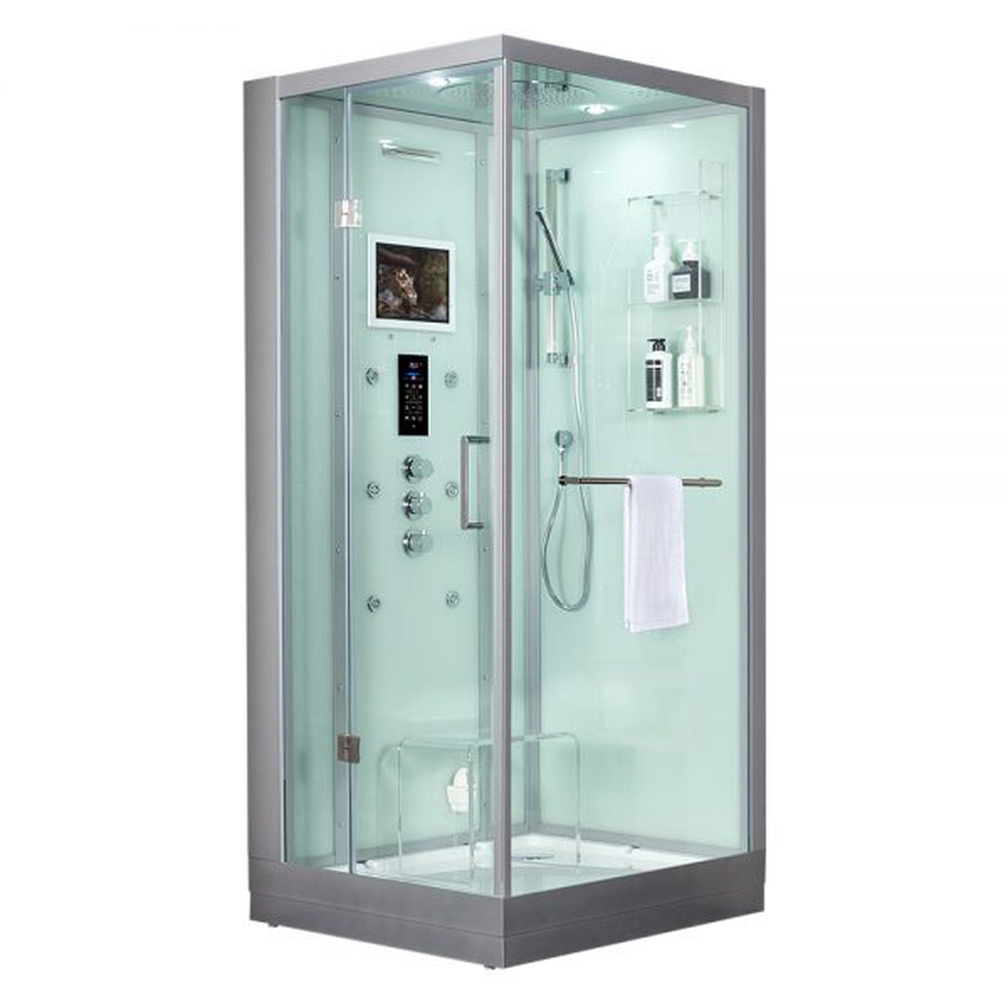 Platinum Arezzo Steam Shower - White