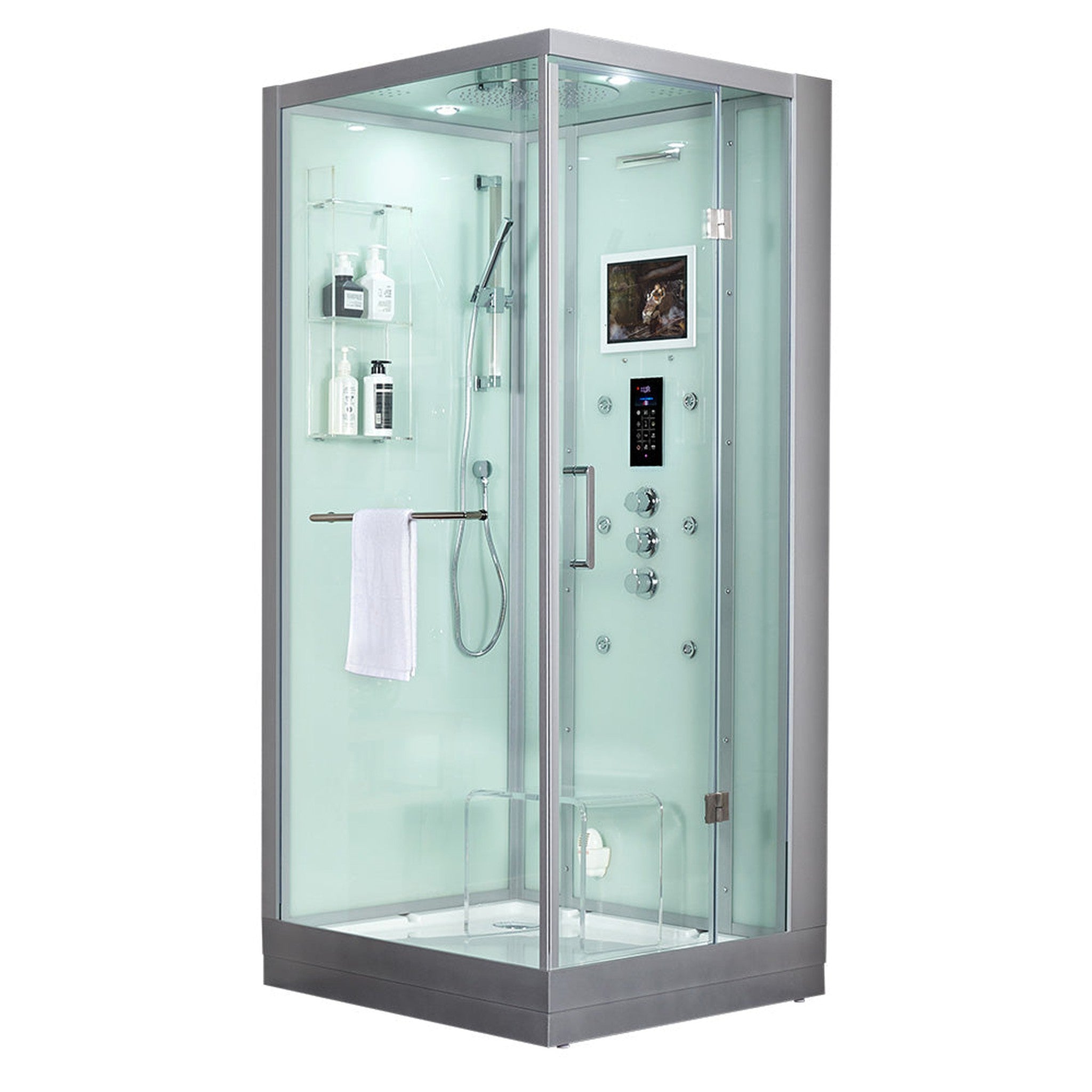 Platinum Arezzo Steam Shower - White