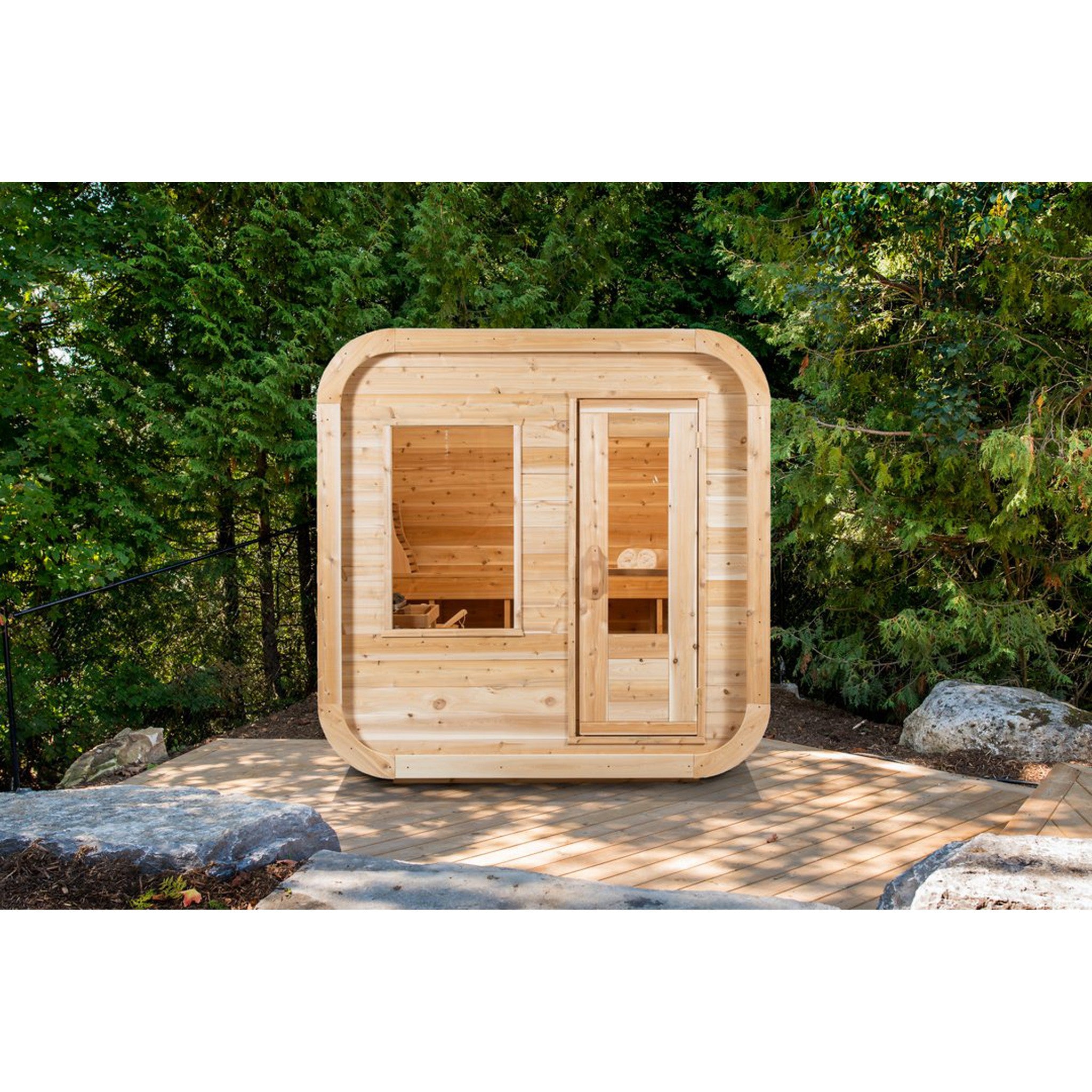 Dundalk Leisurecraft Canadian Timber 2-4 Person Luna Sauna | CTC22LU