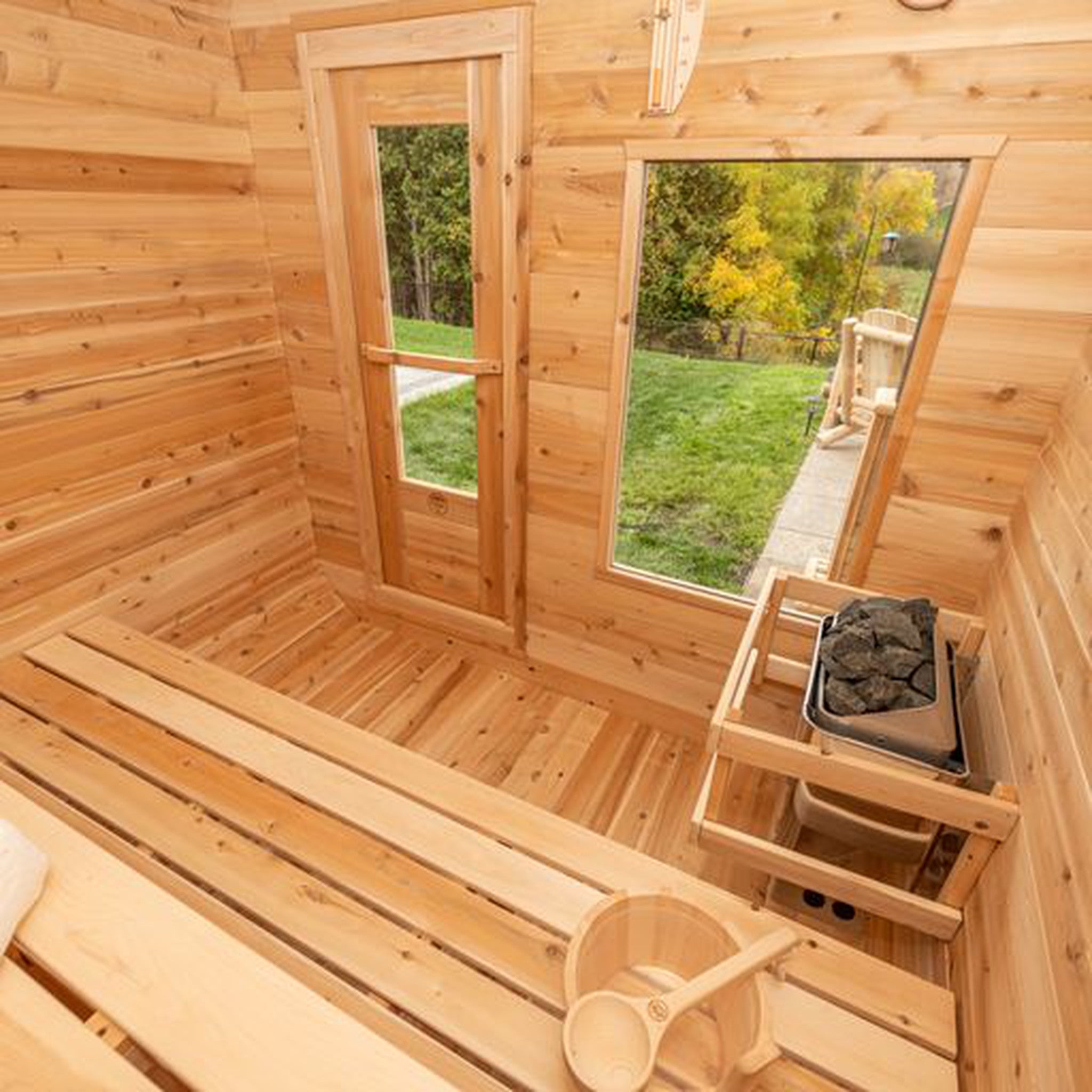 Dundalk Leisurecraft Canadian Timber 2-4 Person Luna Sauna | CTC22LU