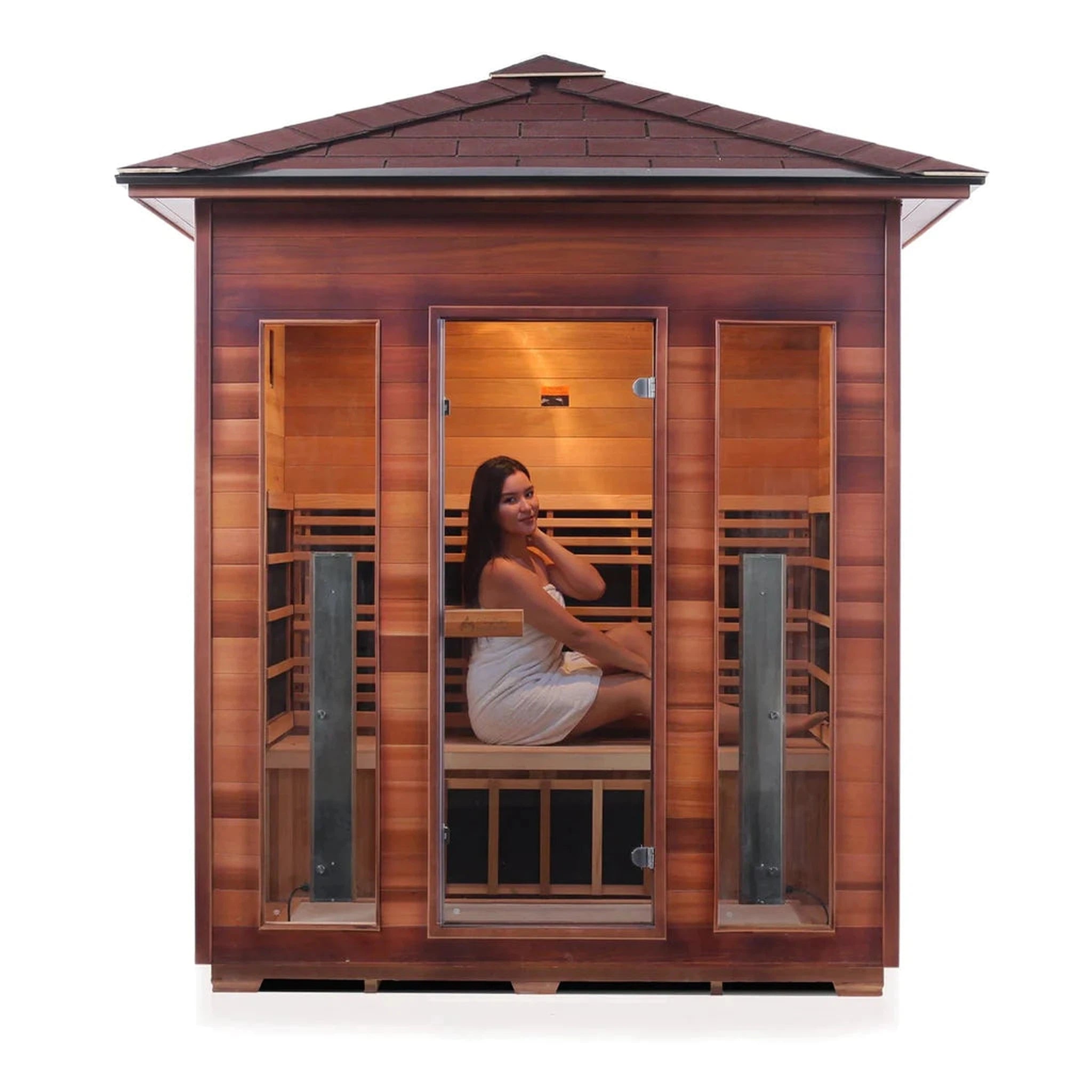 Enlighten Infrared/Traditional Sauna DIAMOND - 4 Person Sauna